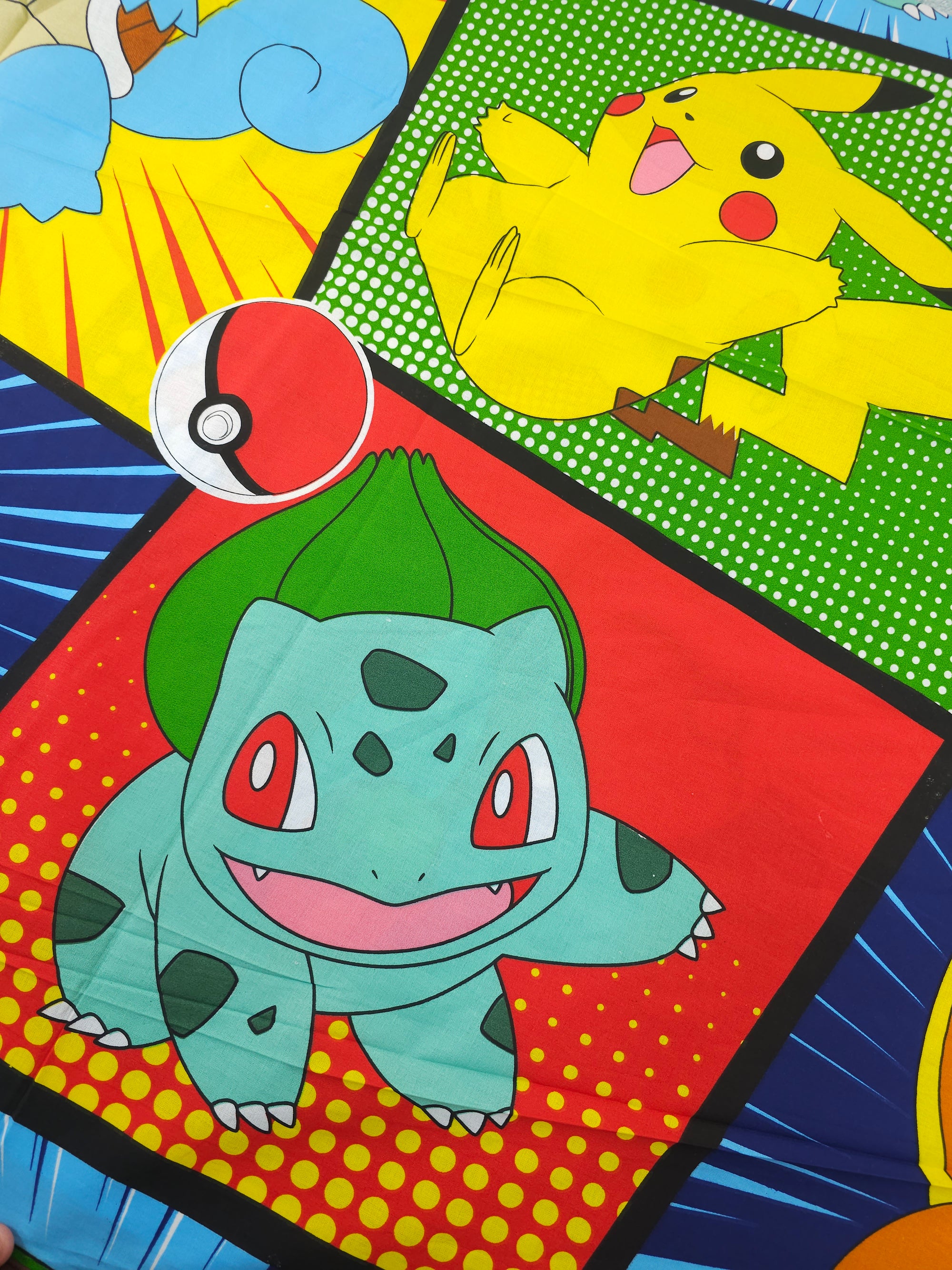 Pokemon Retro 100% Cotton 82" *EXTRA WIDE* - Tesco