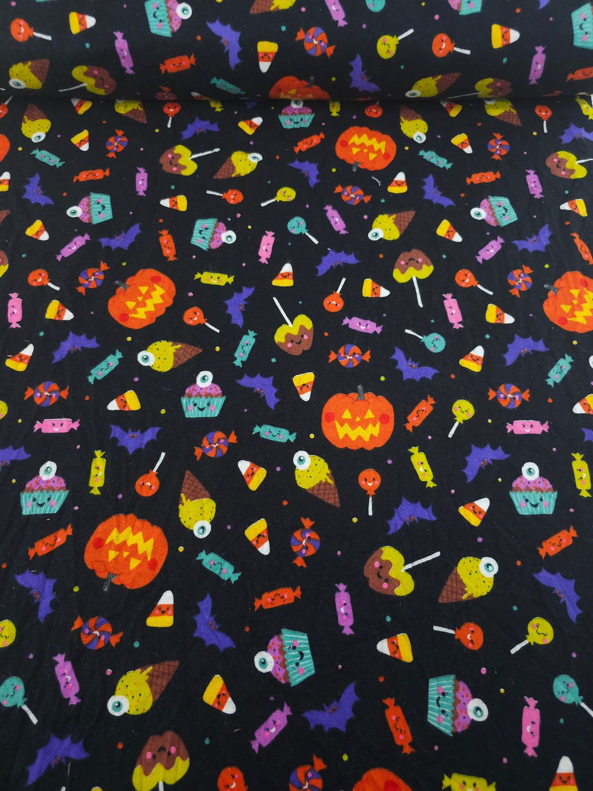 Novelty Halloween Candy Lightweight Flannel Cotton - Joann