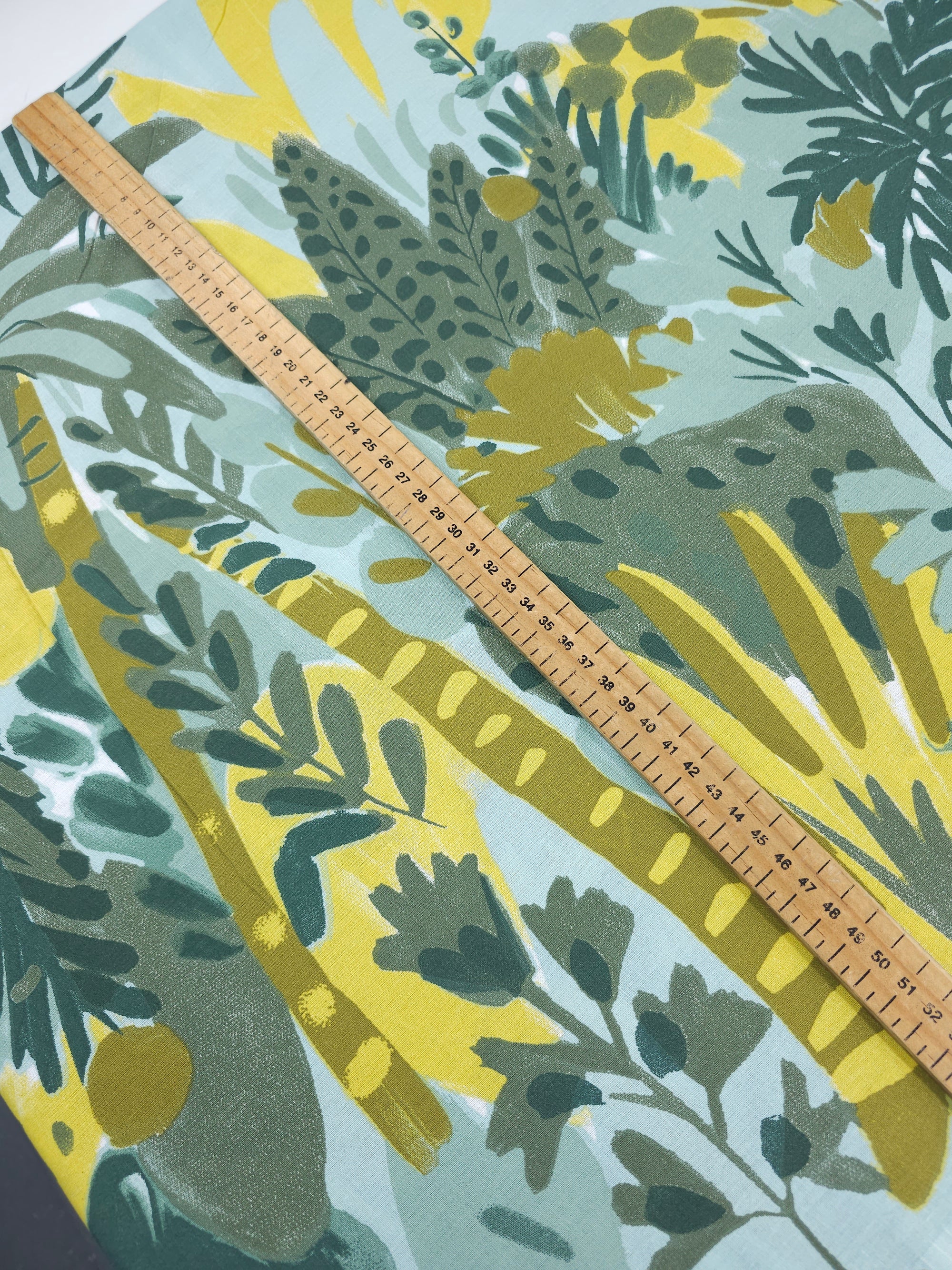 Jungle Doodle Palm Tree 100% Cotton 90" *EXTRA WIDE*