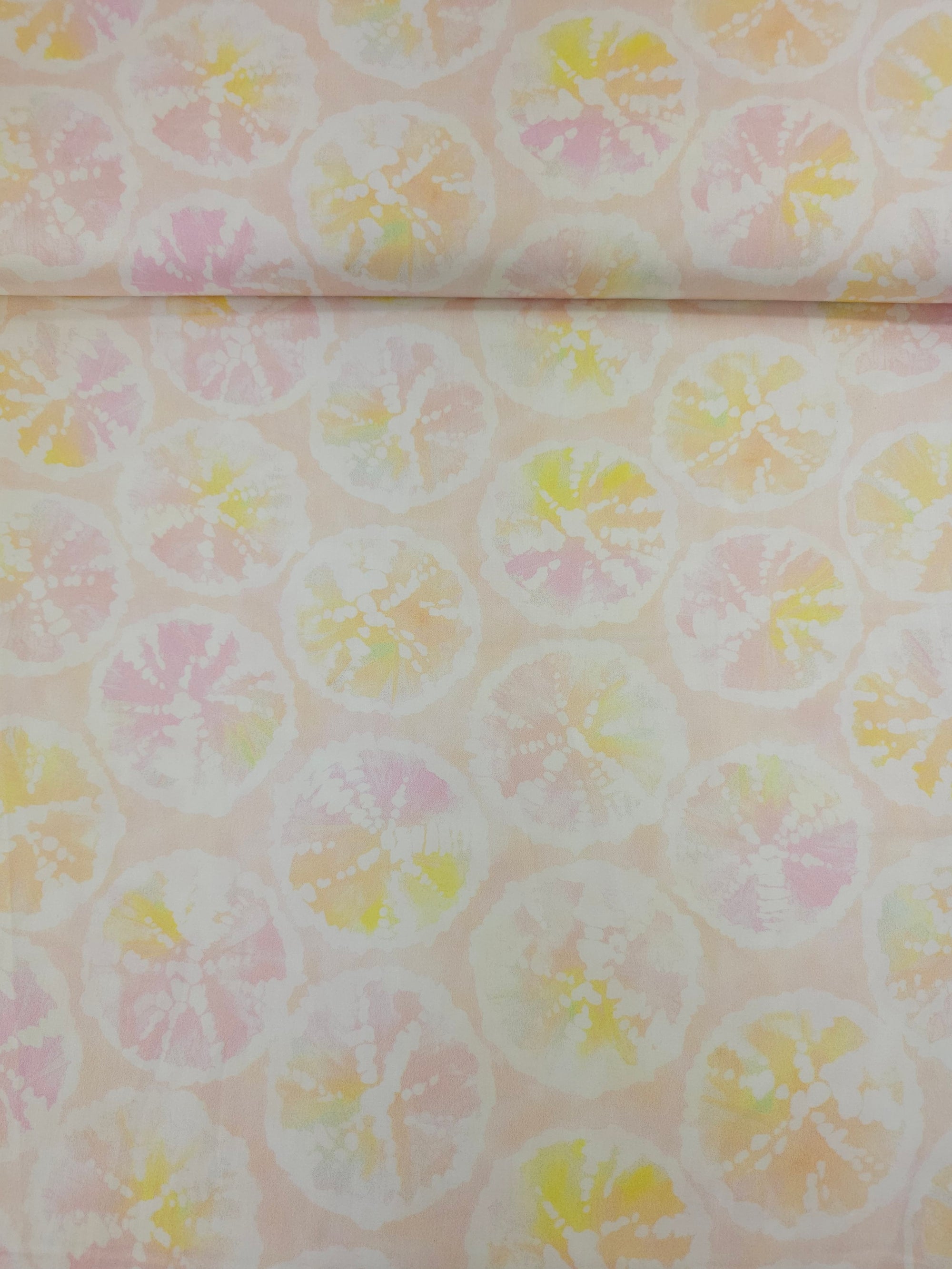 Citrus Pink/Peach Shell Cotton Sateen - Robert Kaufman