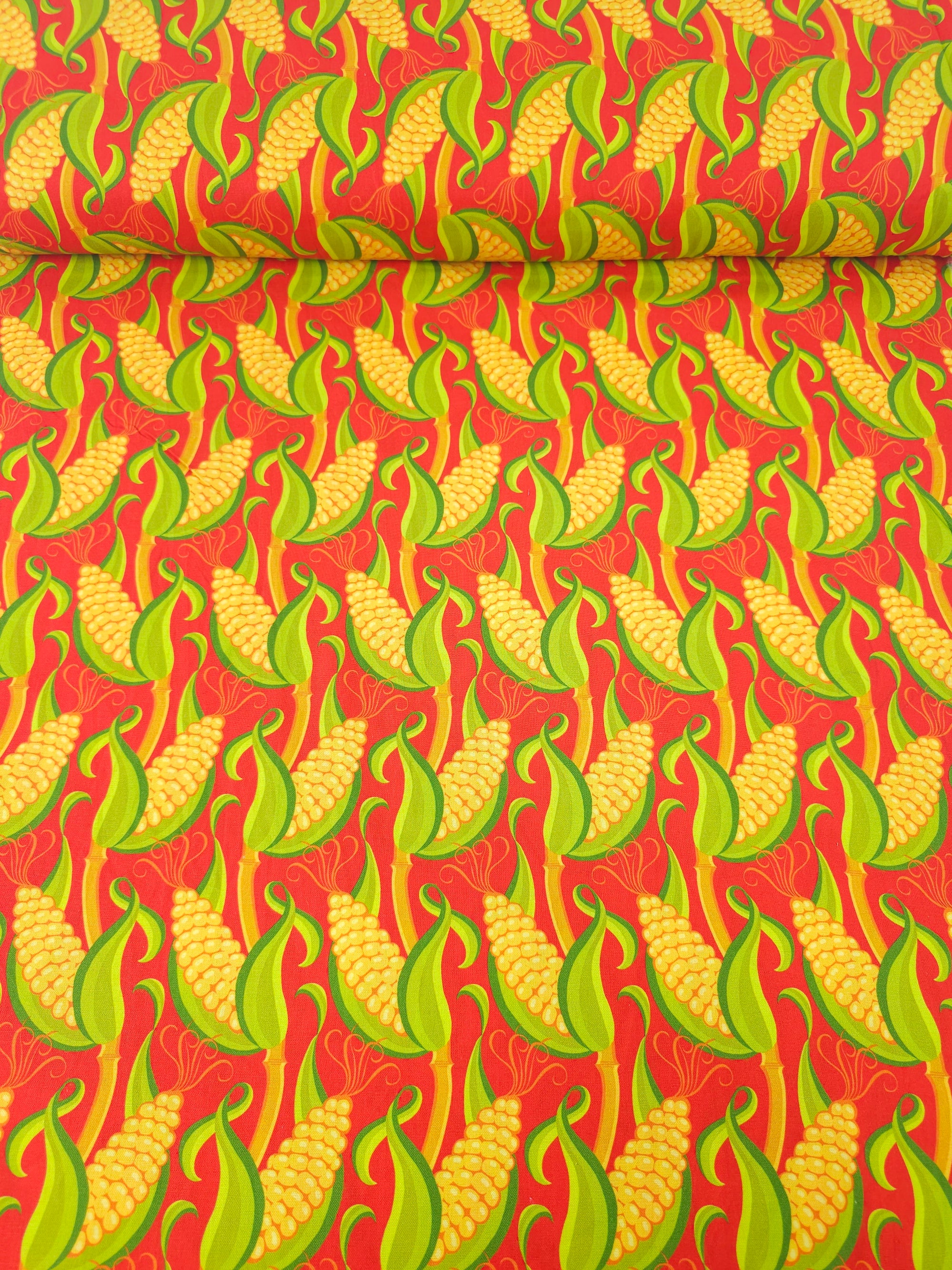 Novelty Corn Patch 100% Cotton - Free Spirit