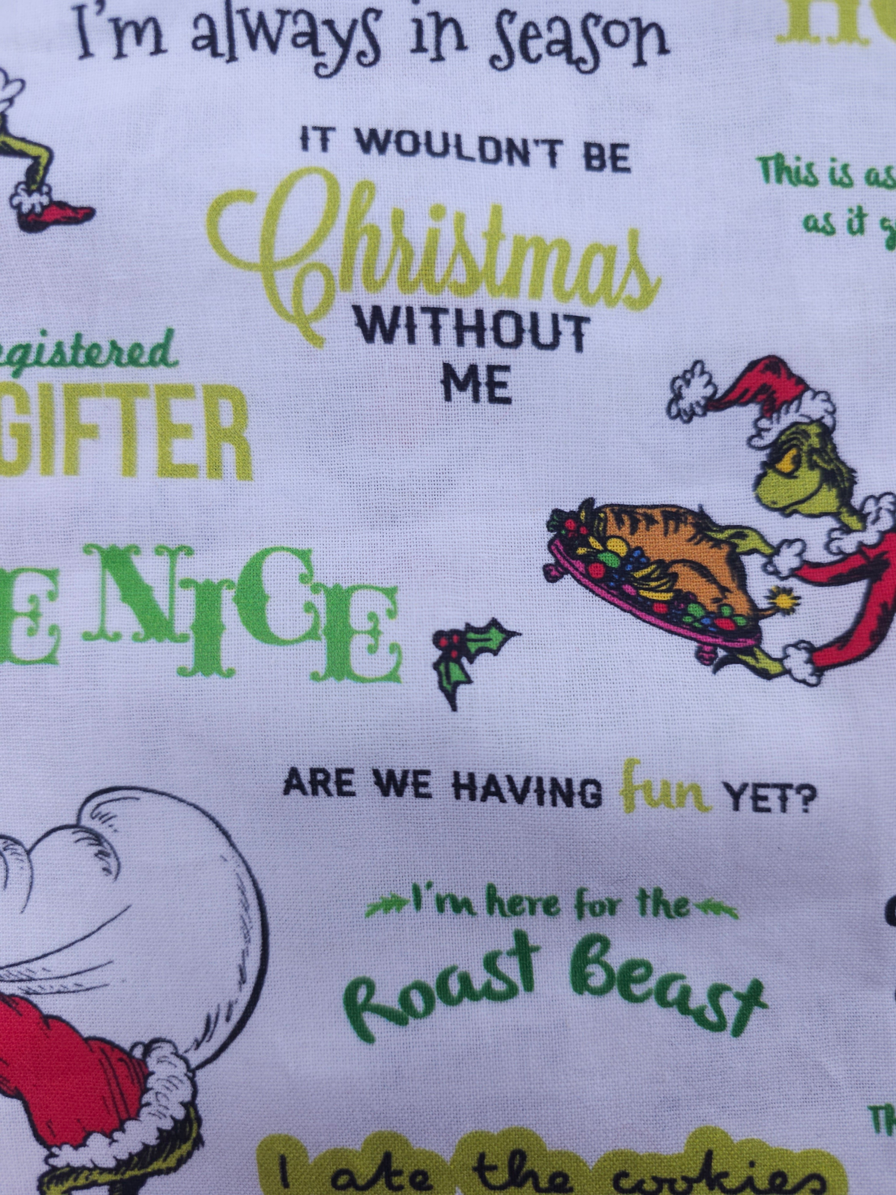 The grinch Cotton- 2.7m