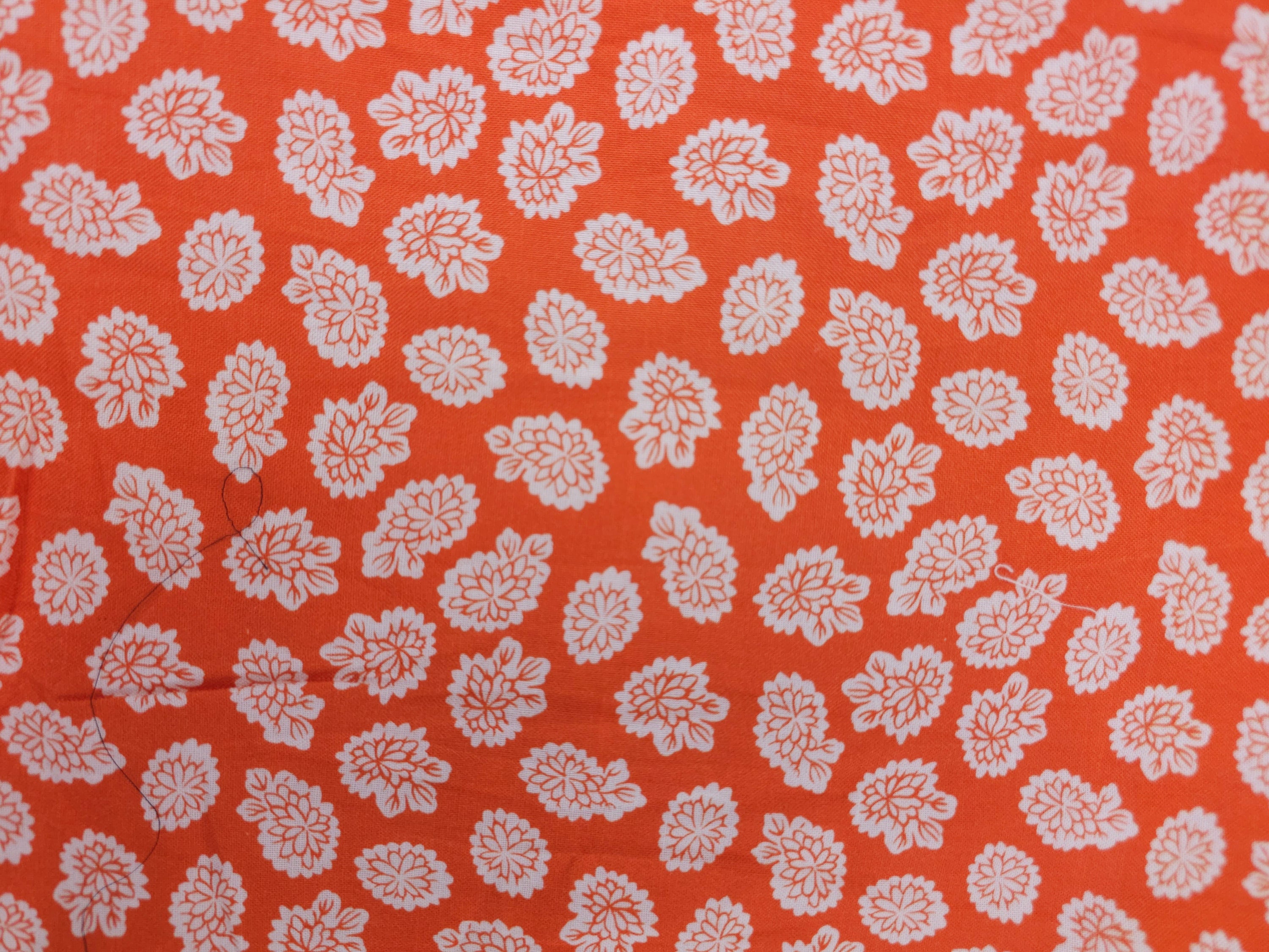 Orange Grove Bloom Cotton - 2.5m Piece