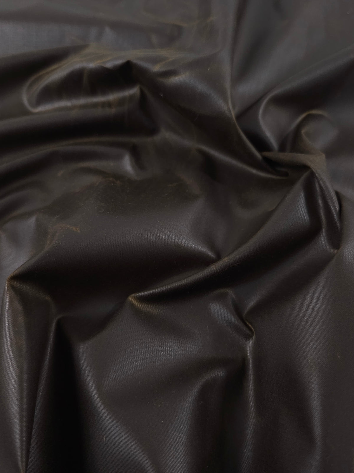 Dark Moss Brown Wax Cotton