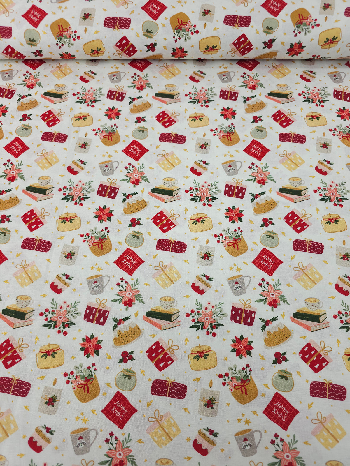Christmas Allover 100% Cotton