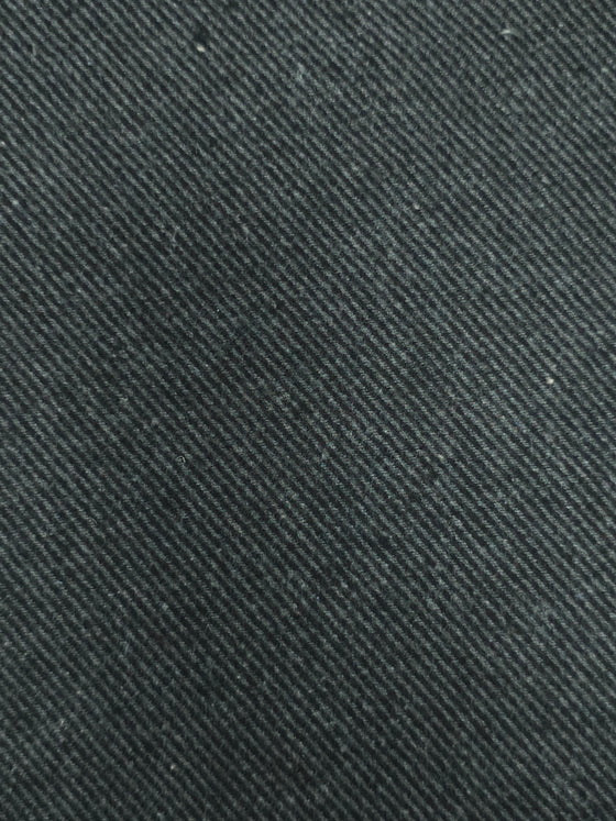 Dark Grey Twill Look Lightweight Wool Mix