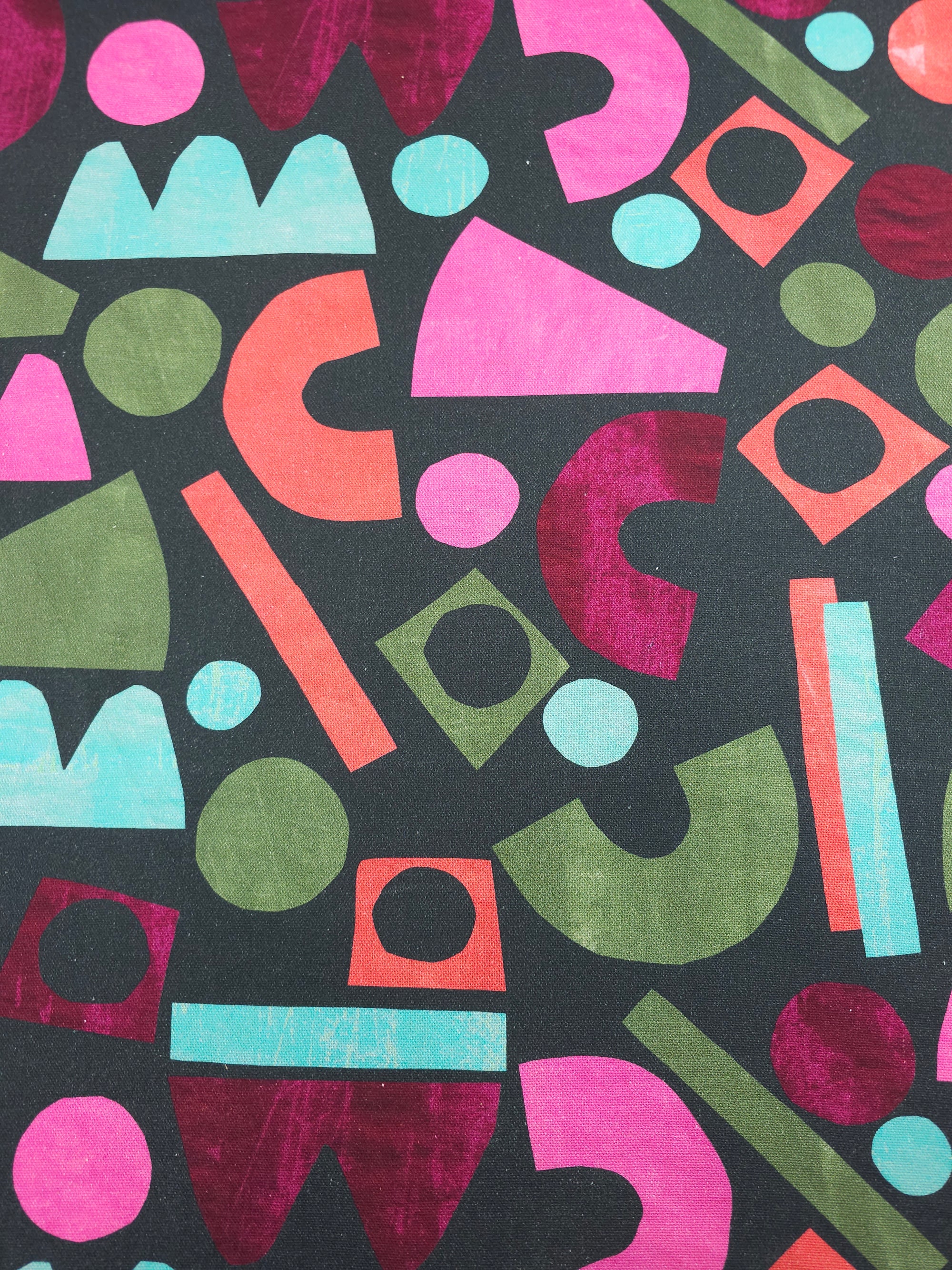 Vibrant Unstable Balance Lightweight Canvas Cotton - Nerida Hansen