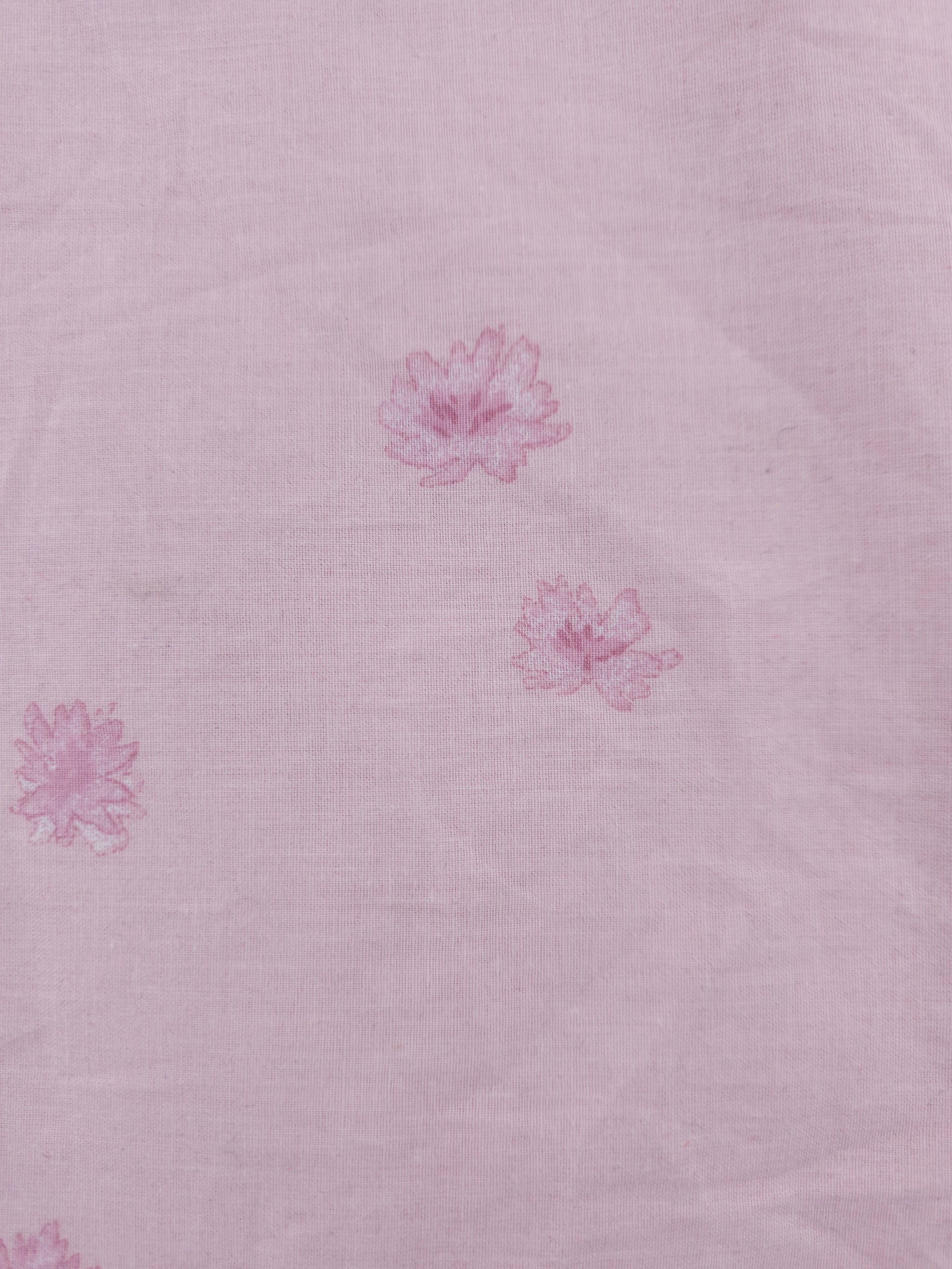 Petite Pink Floral Cotton - 1.9m Piece