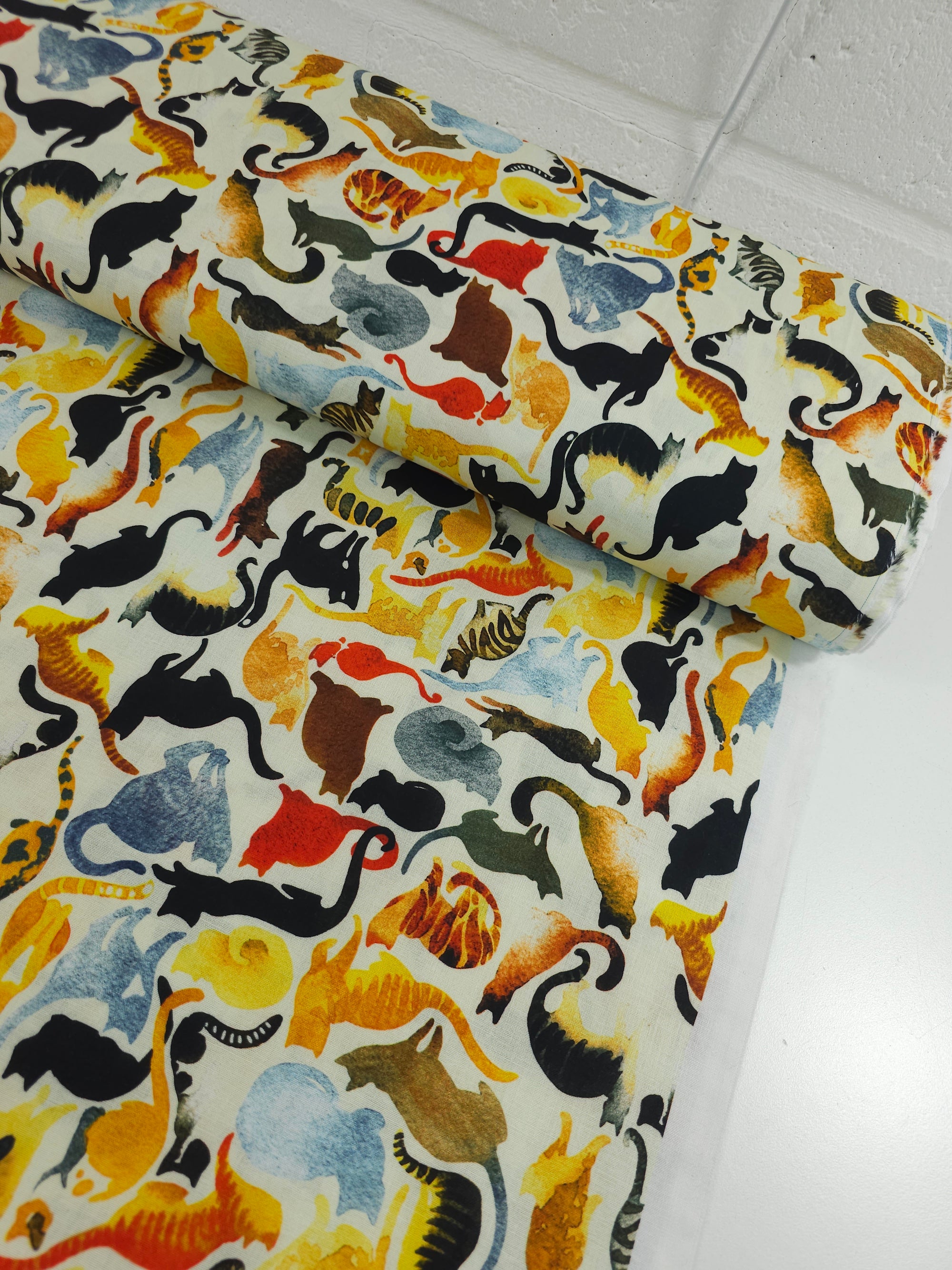 Multi Cat Party 100% Cotton - Joann
