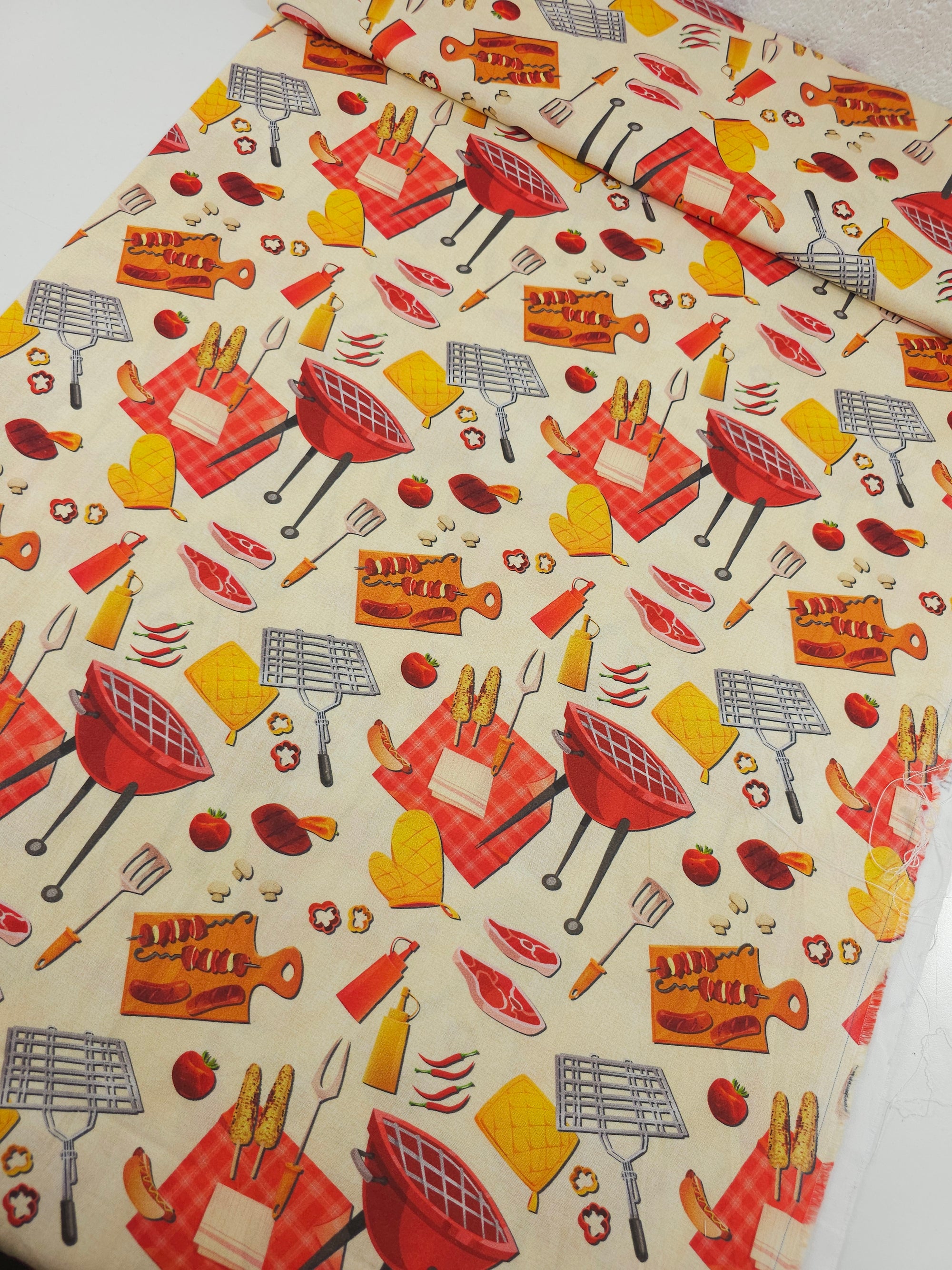 Backyard BBQ 100% Cotton