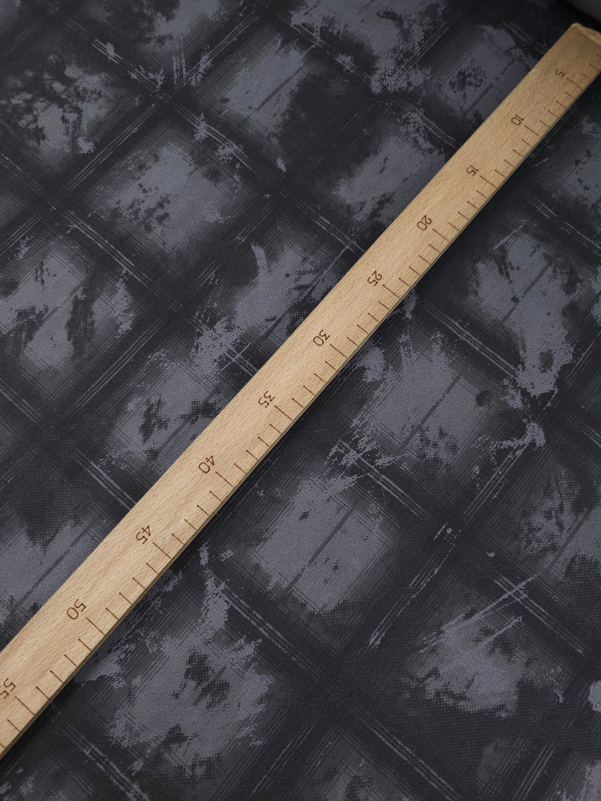 Grey Smokey Static Square Denim