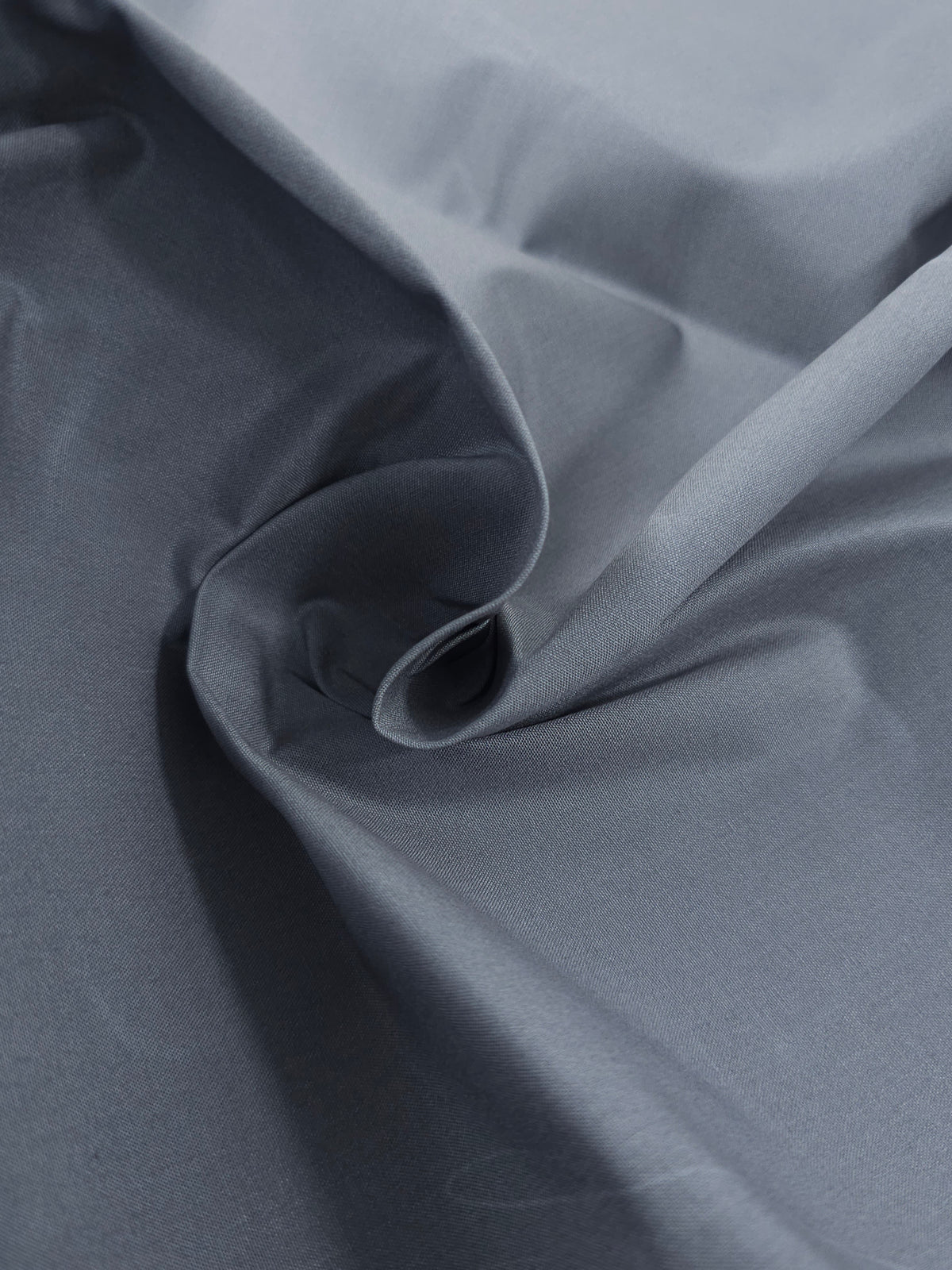Grey Structured Wax Cotton