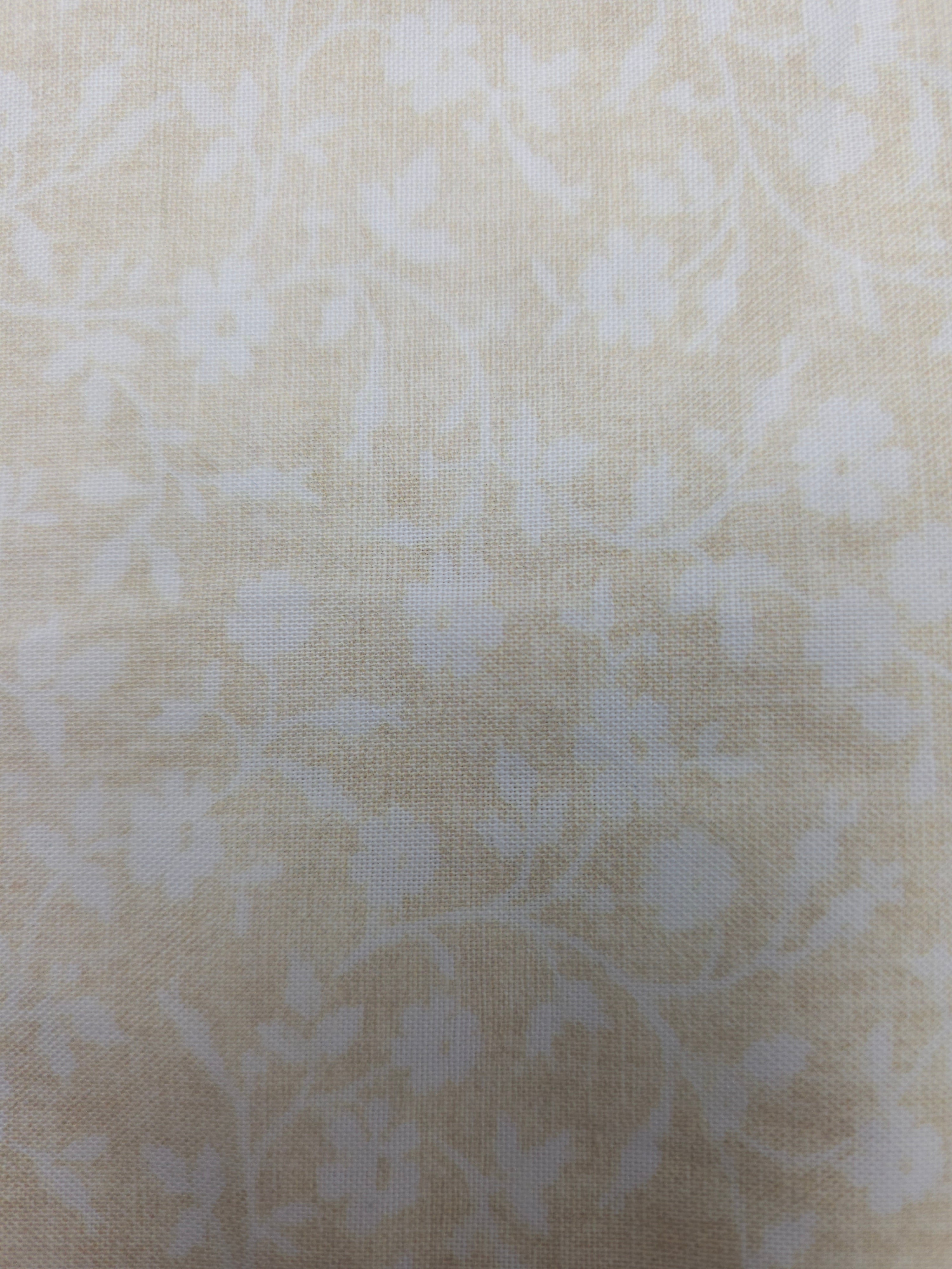 Cream flower Cotton- 1.4m