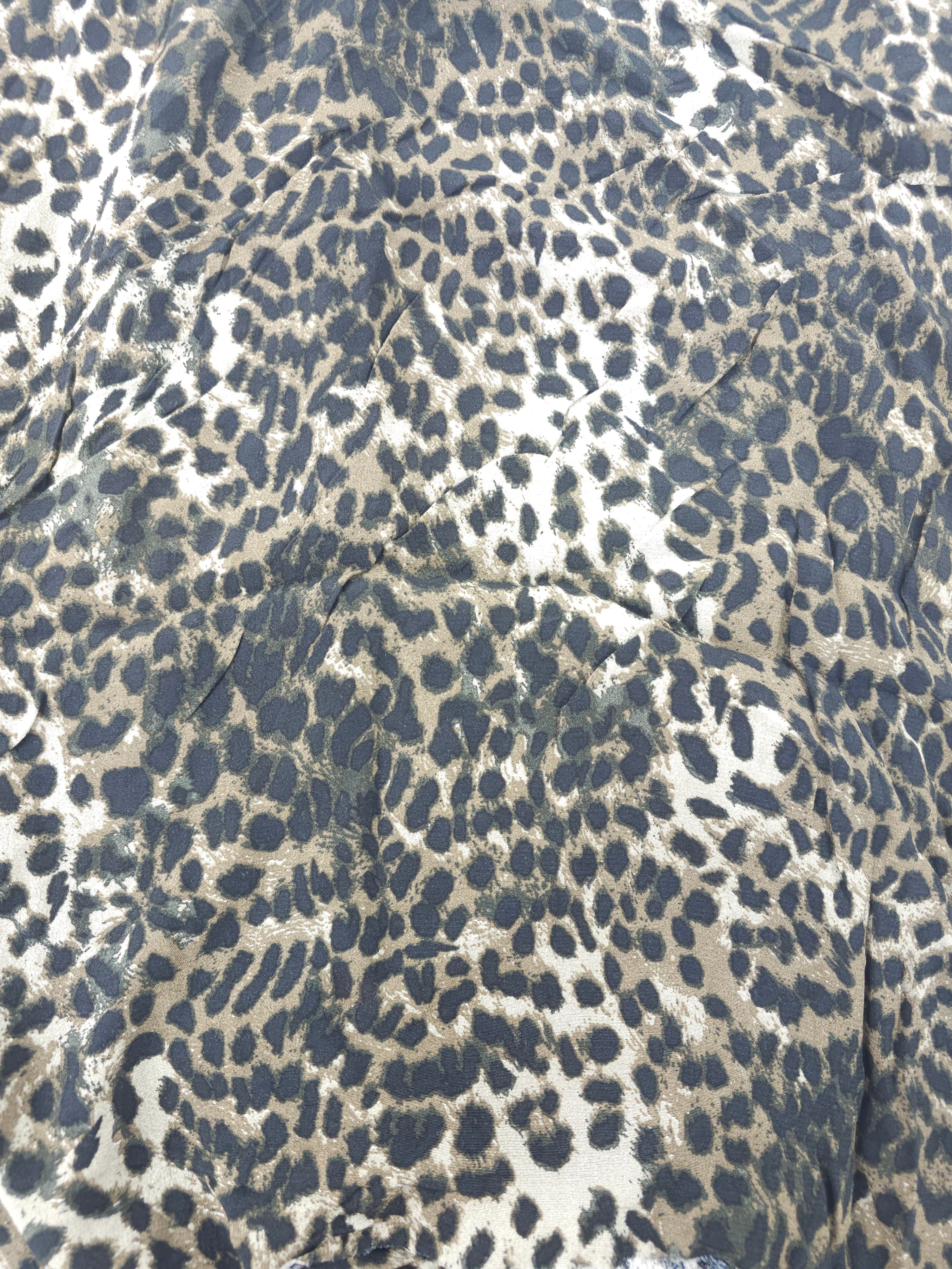 Cheetah Viscose crepe- 2.2m piece
