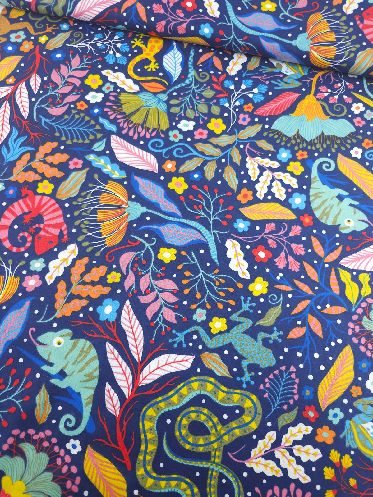 Psychedelic Wild Forest Lightweight Cotton