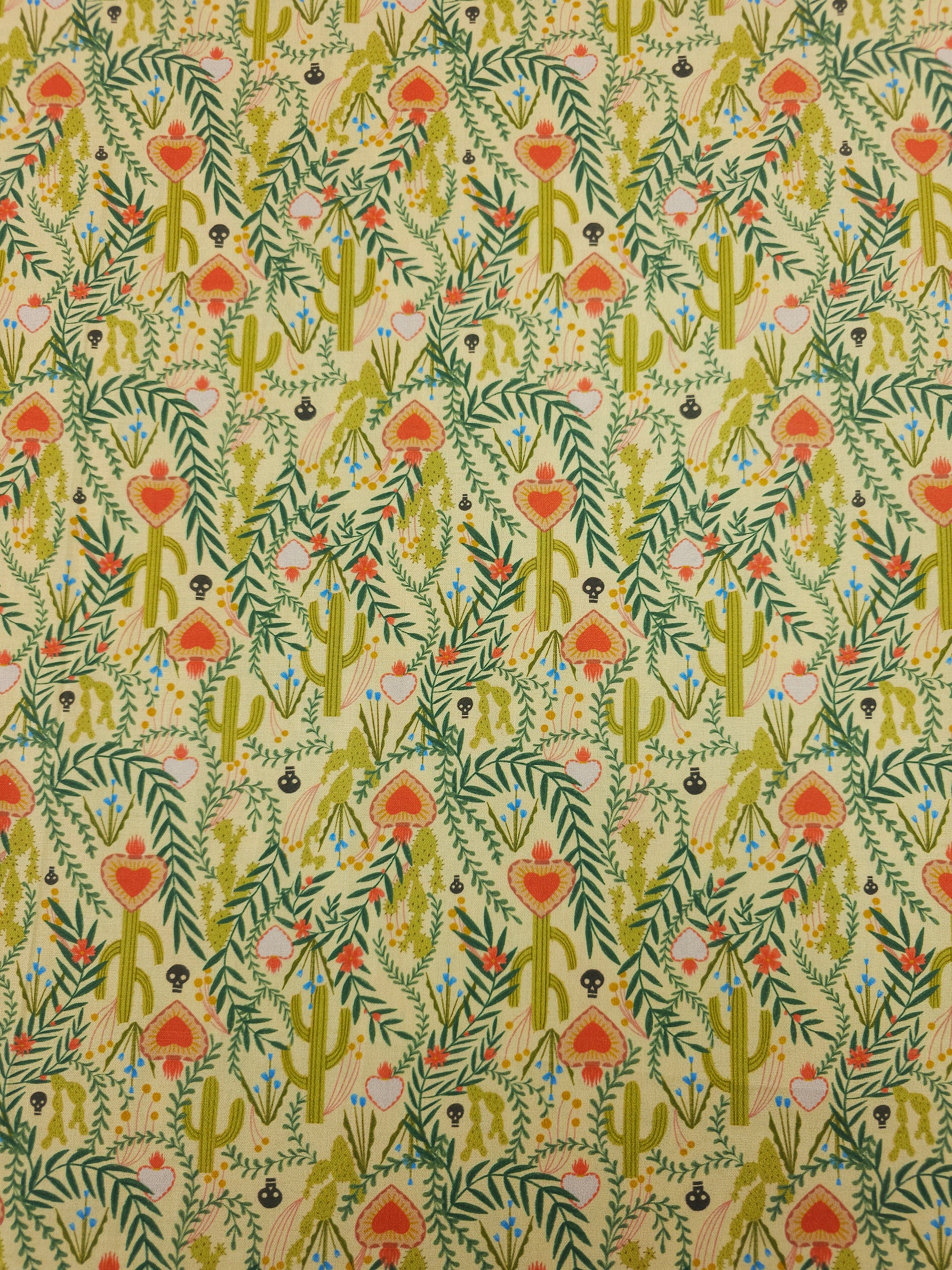 Cacti Floral 100% Cotton