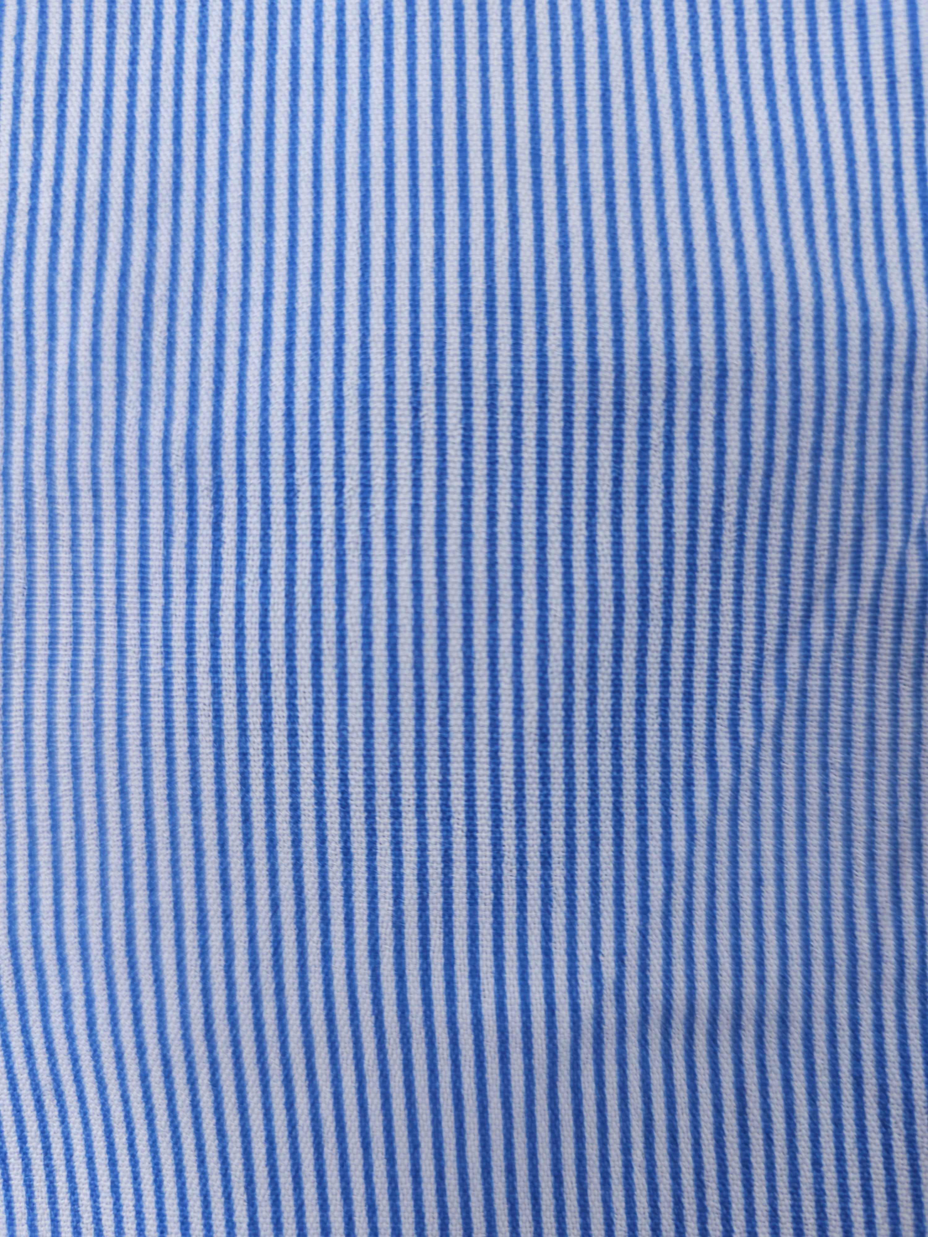 Baby blue striped Viscose- 3m piece