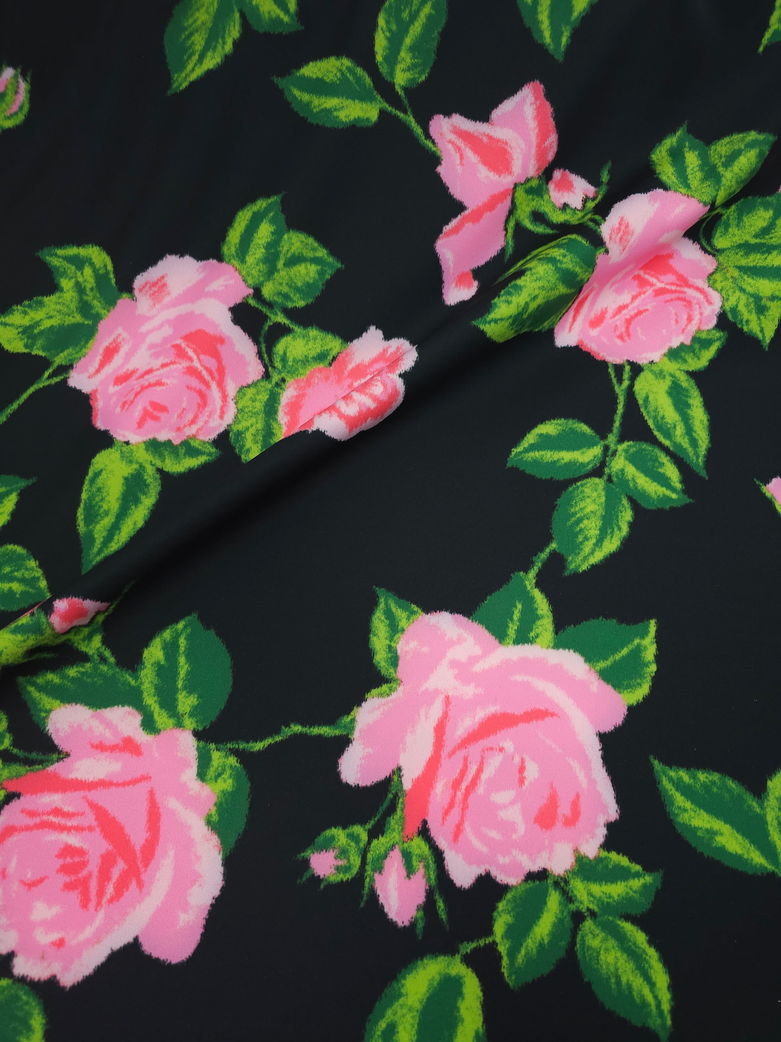 Pink/Black Static Rose Lightweight Suba