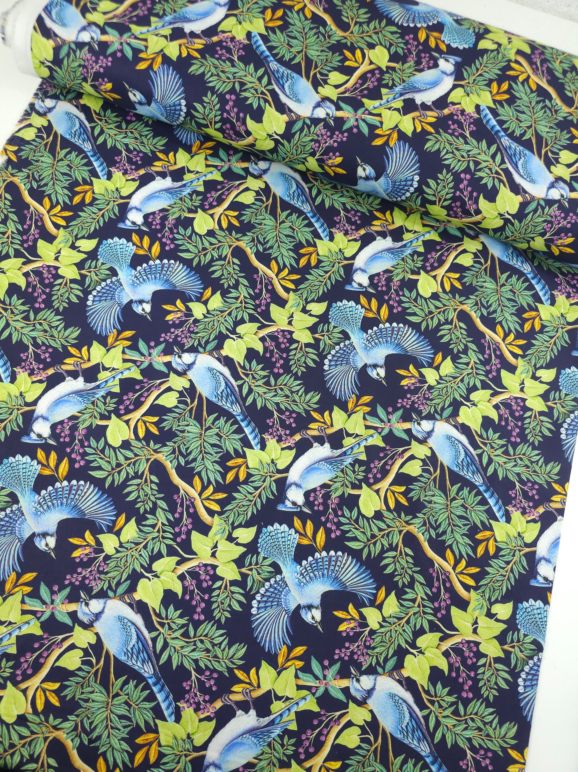 Indigo Rosie Dore Bird 100% Cotton