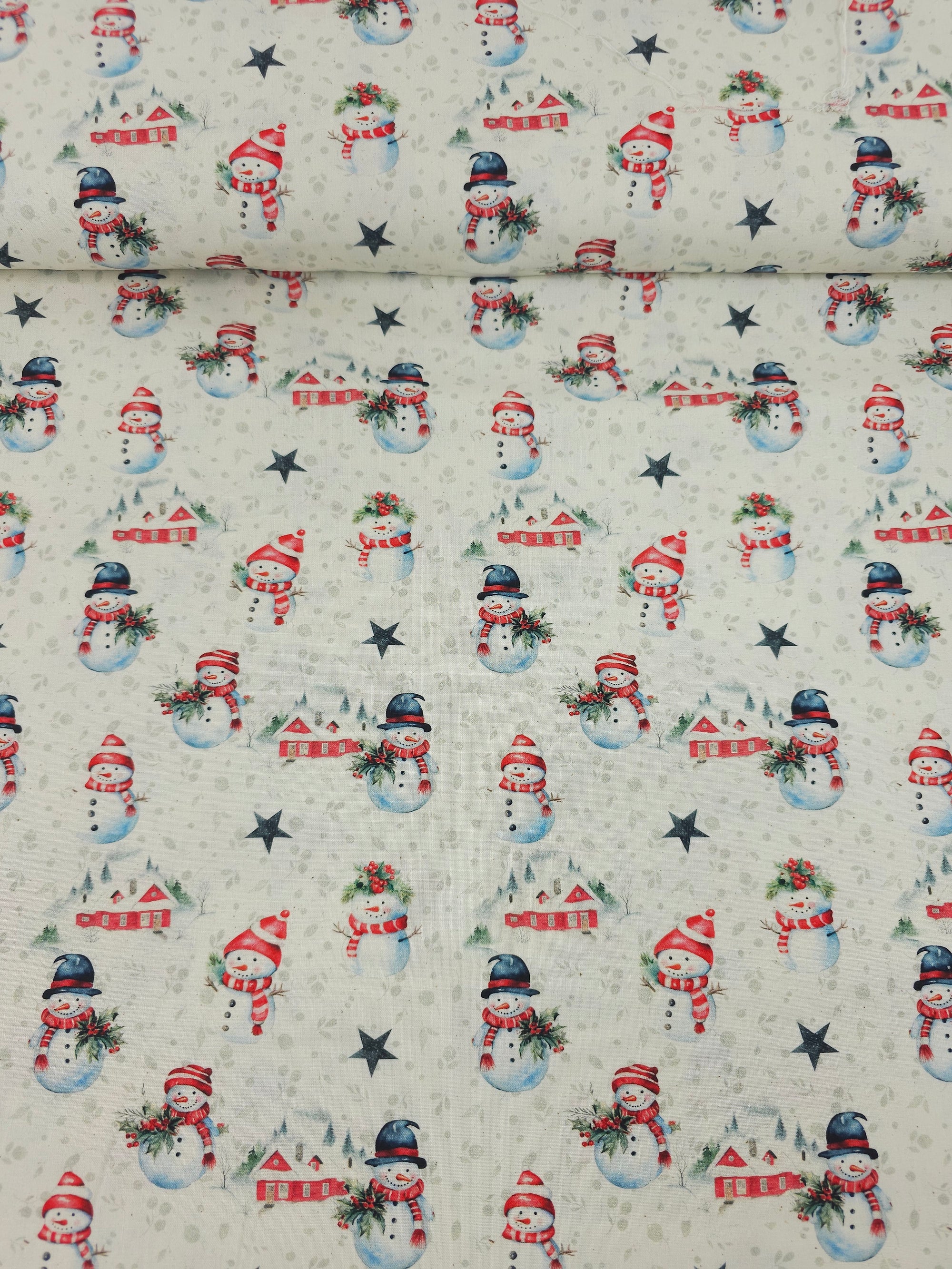 Snowman Pals 100% Cotton 60"