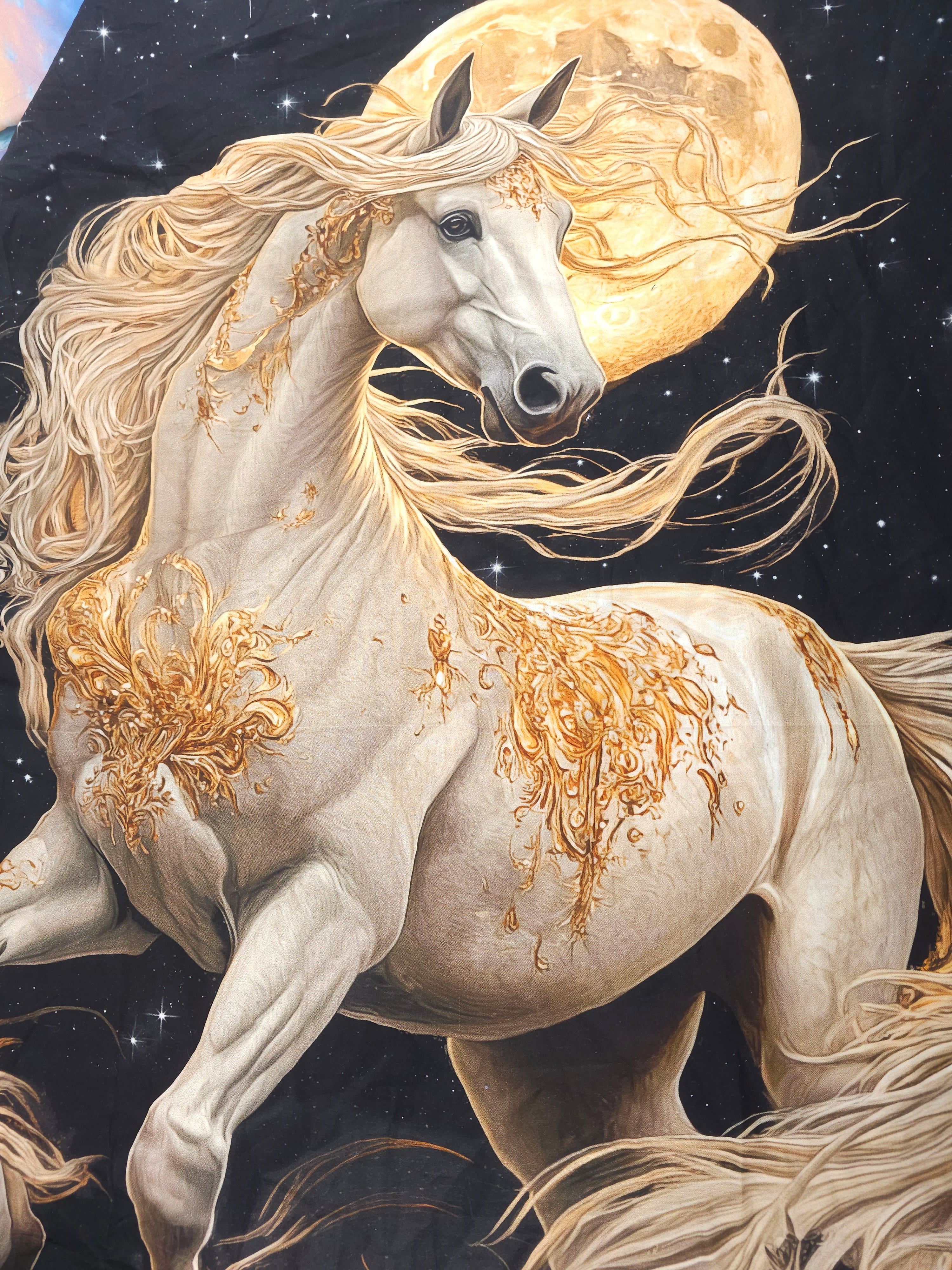 Majestic horse Cotton- 0.8m piece
