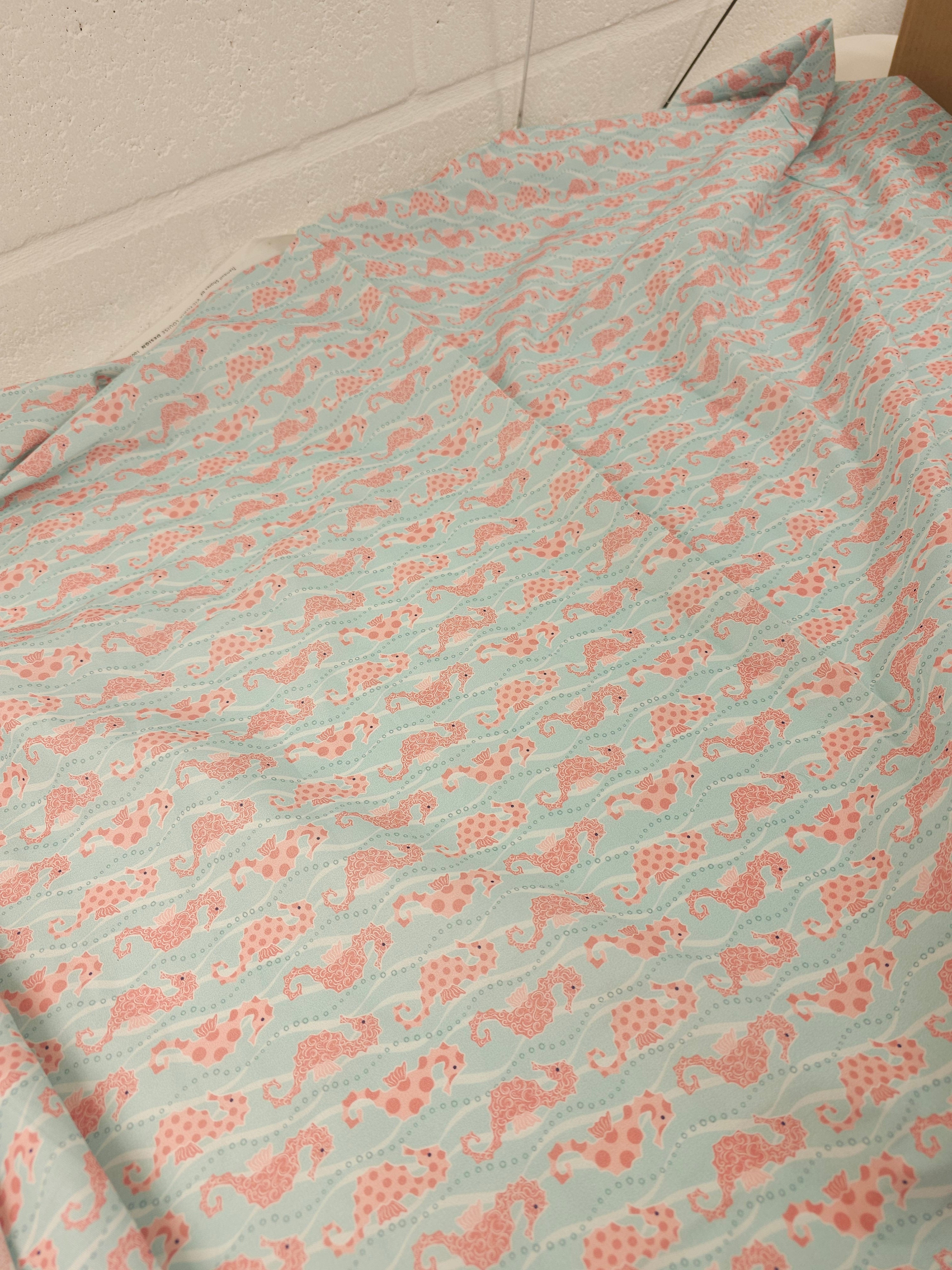 Light seahorse Cotton- 1.6m piece