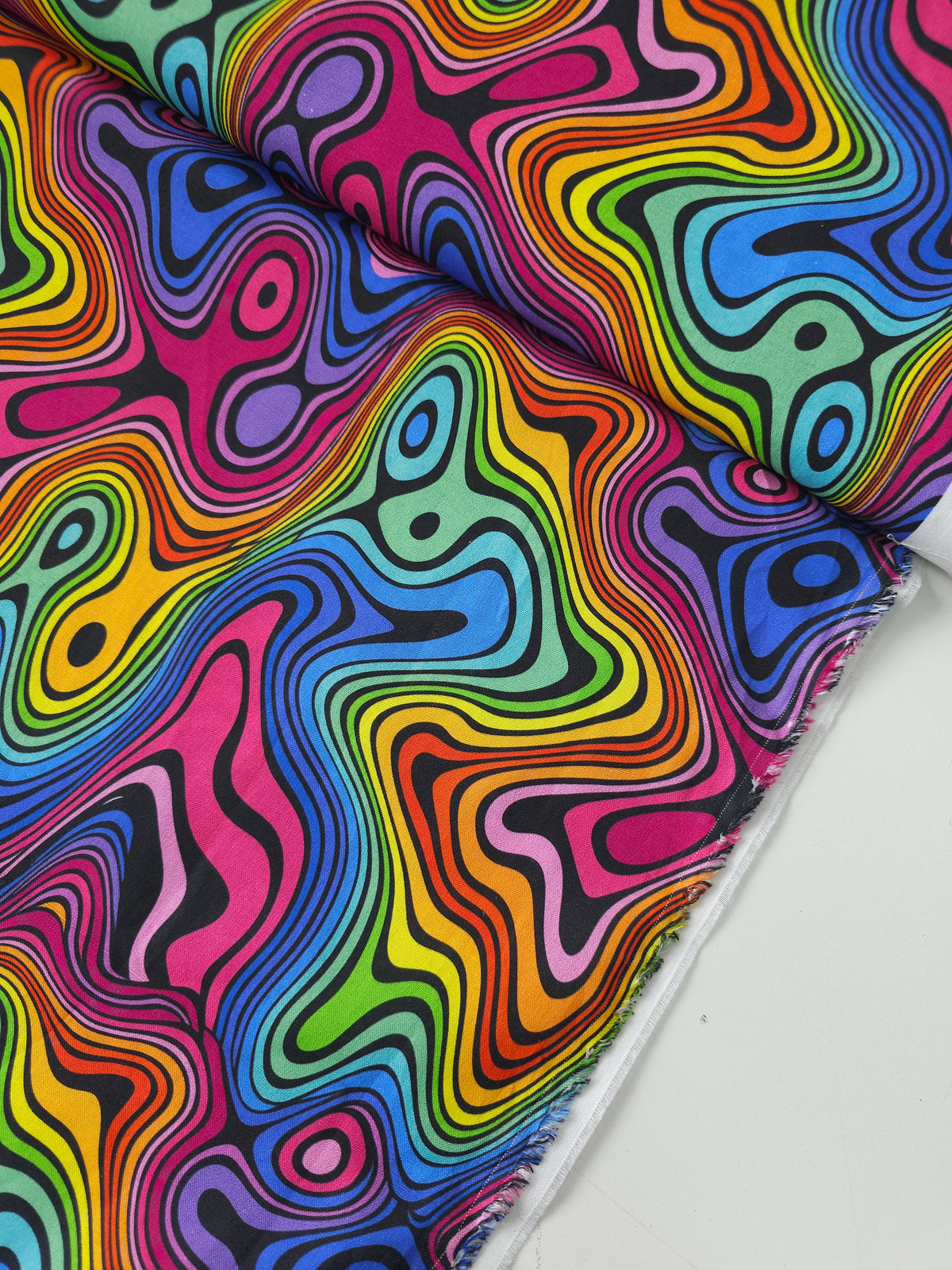 Groovy Rainbow Swirl 100% Cotton- Joann