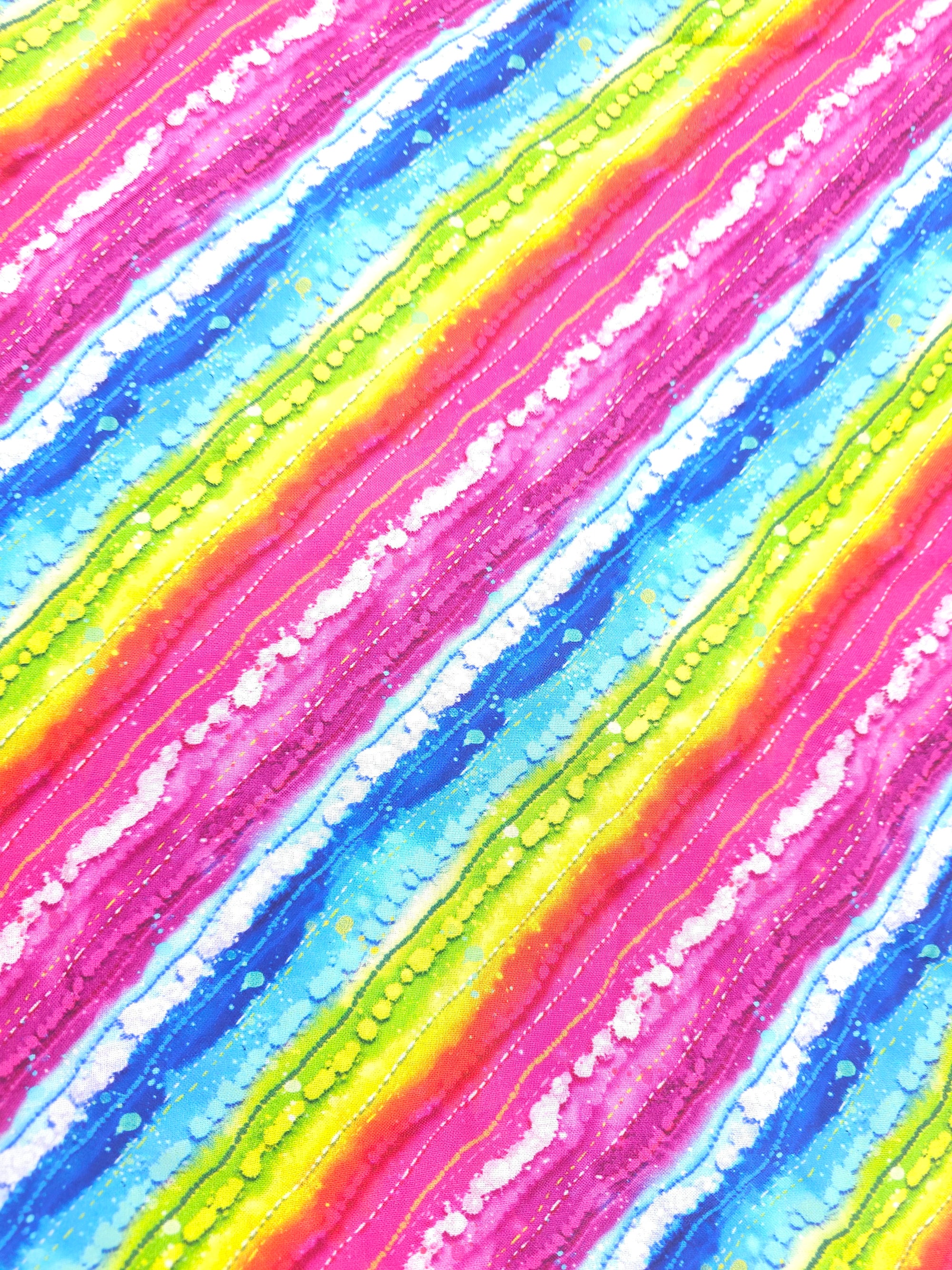 Rainbow stripe Cotton- 1.8m piece