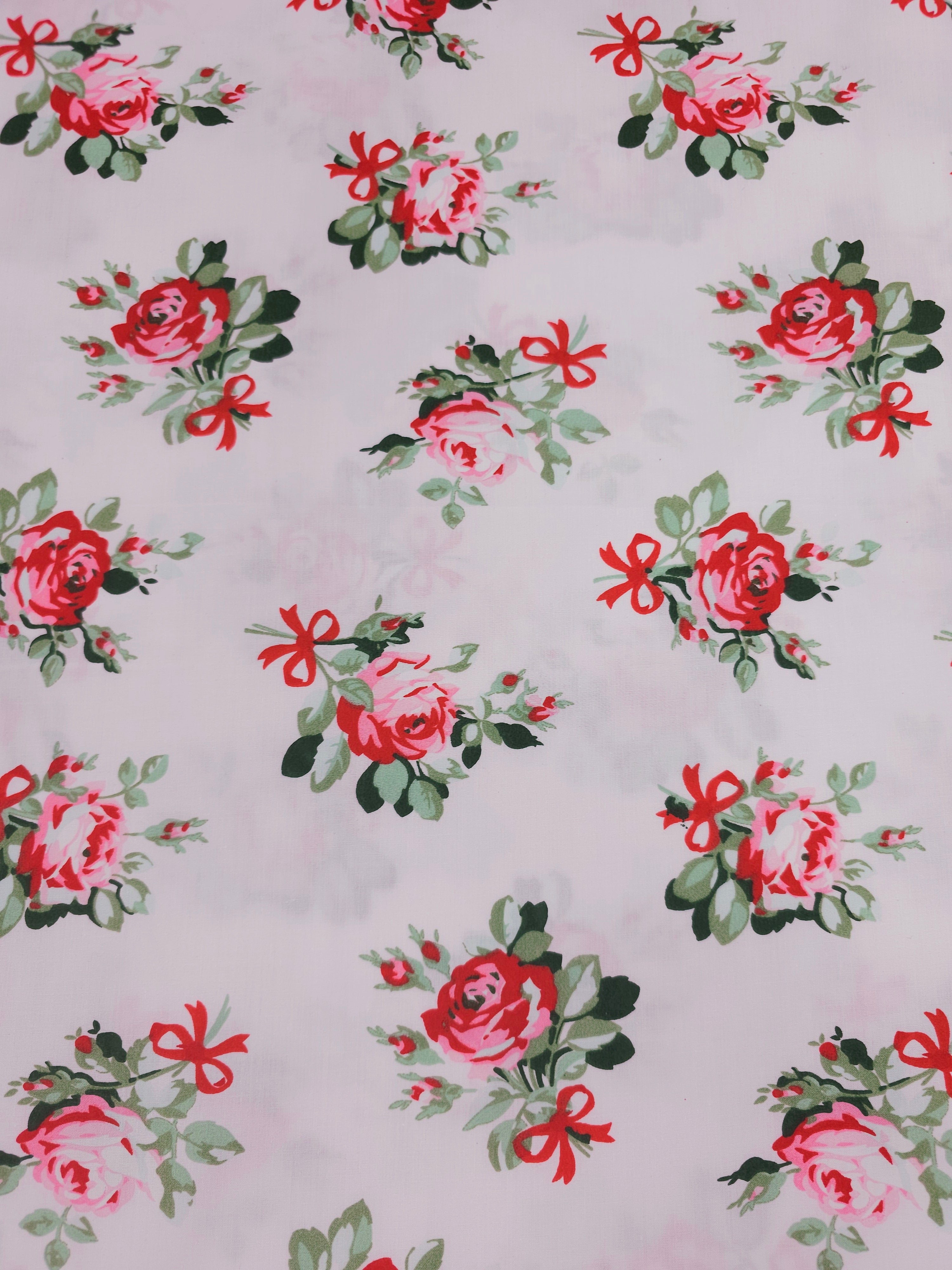 Shabby Chic Scatter Rose 100% Cotton 94” - Cath Kidston *EXTRA WIDE*