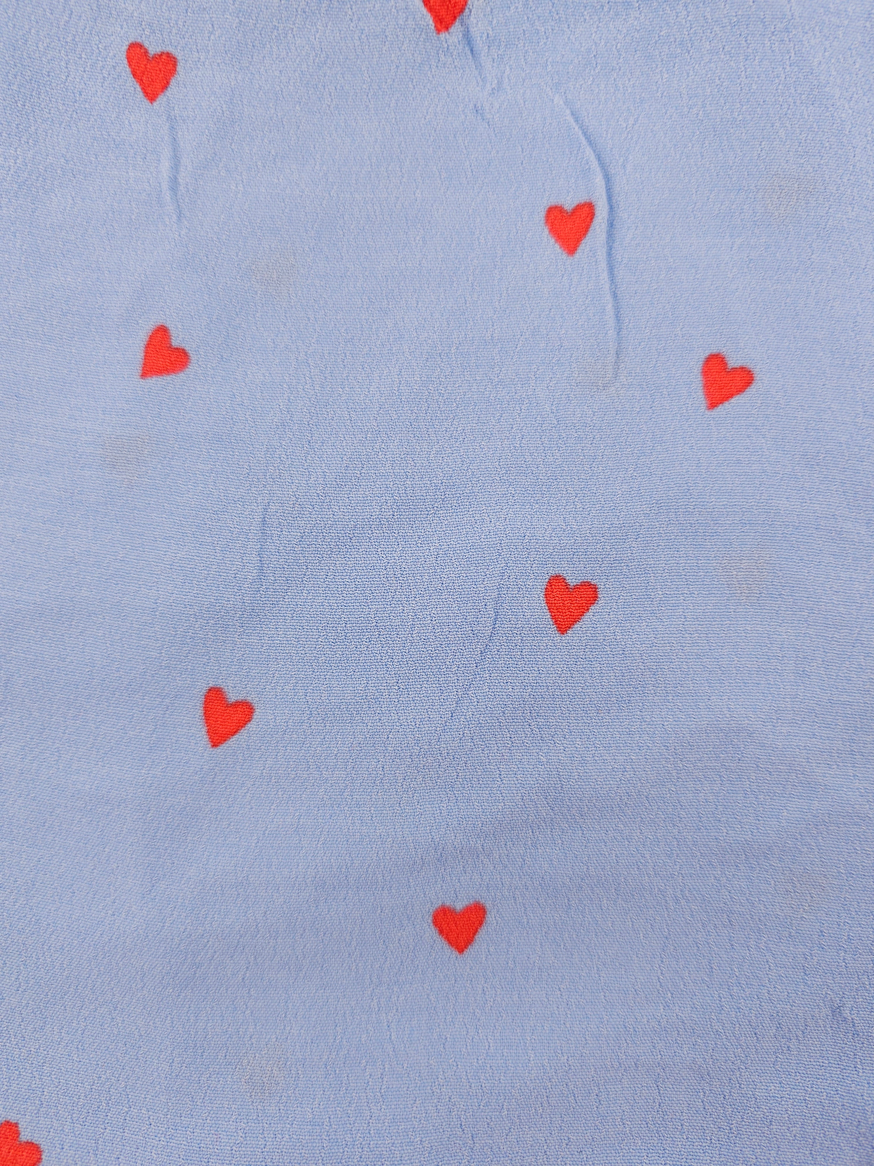Baby blue love Viscose crepe- 1.6m