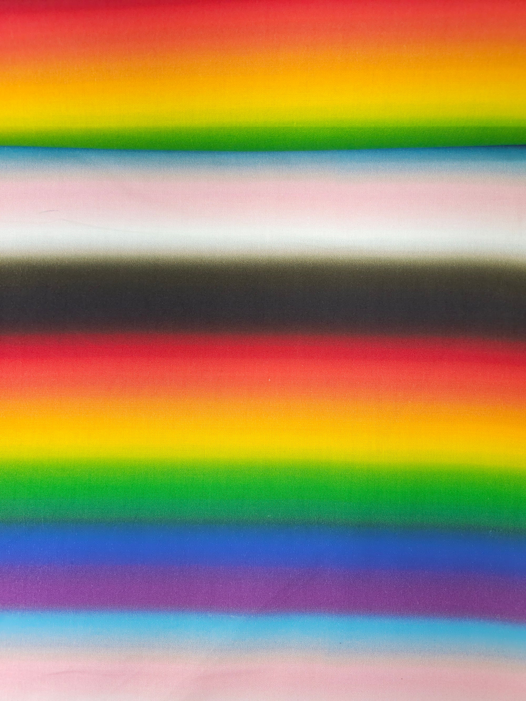 Rainbow Blur Stripe 100% Cotton - Joann