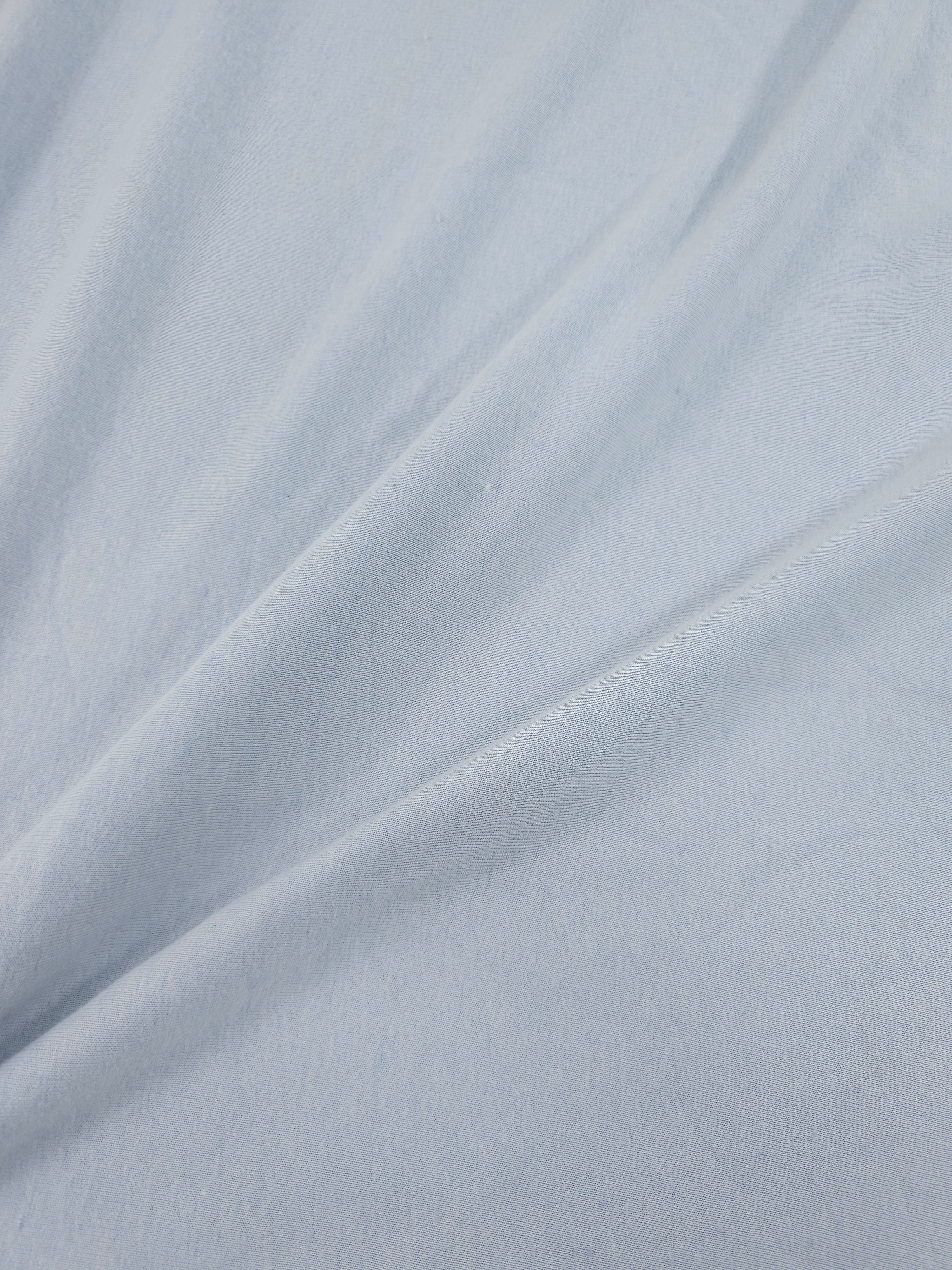 Ultra Light Greyish Blue Fleece Backed Terry