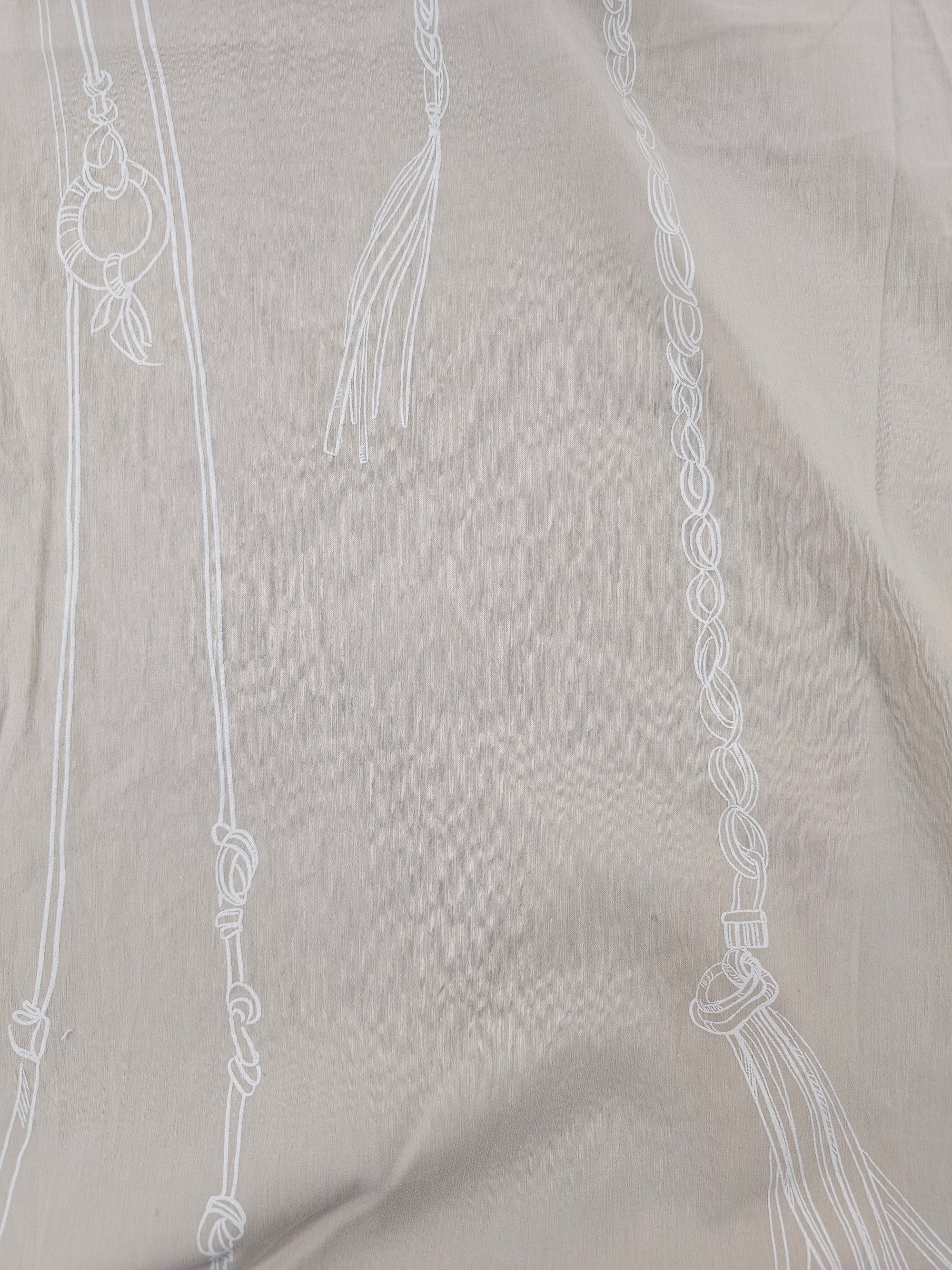 Beige macrame Viscose -4.2m piece