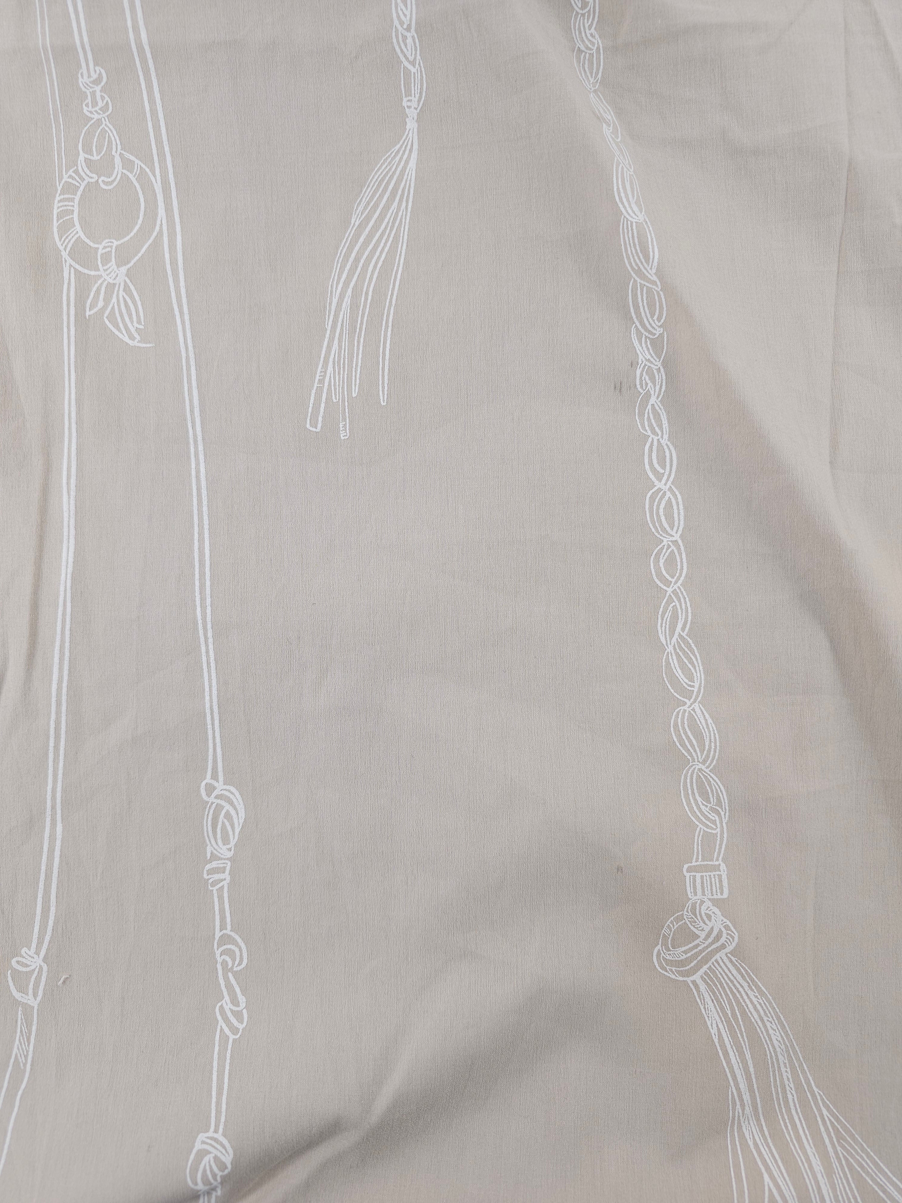 Beige macrame Viscose -4.2m piece
