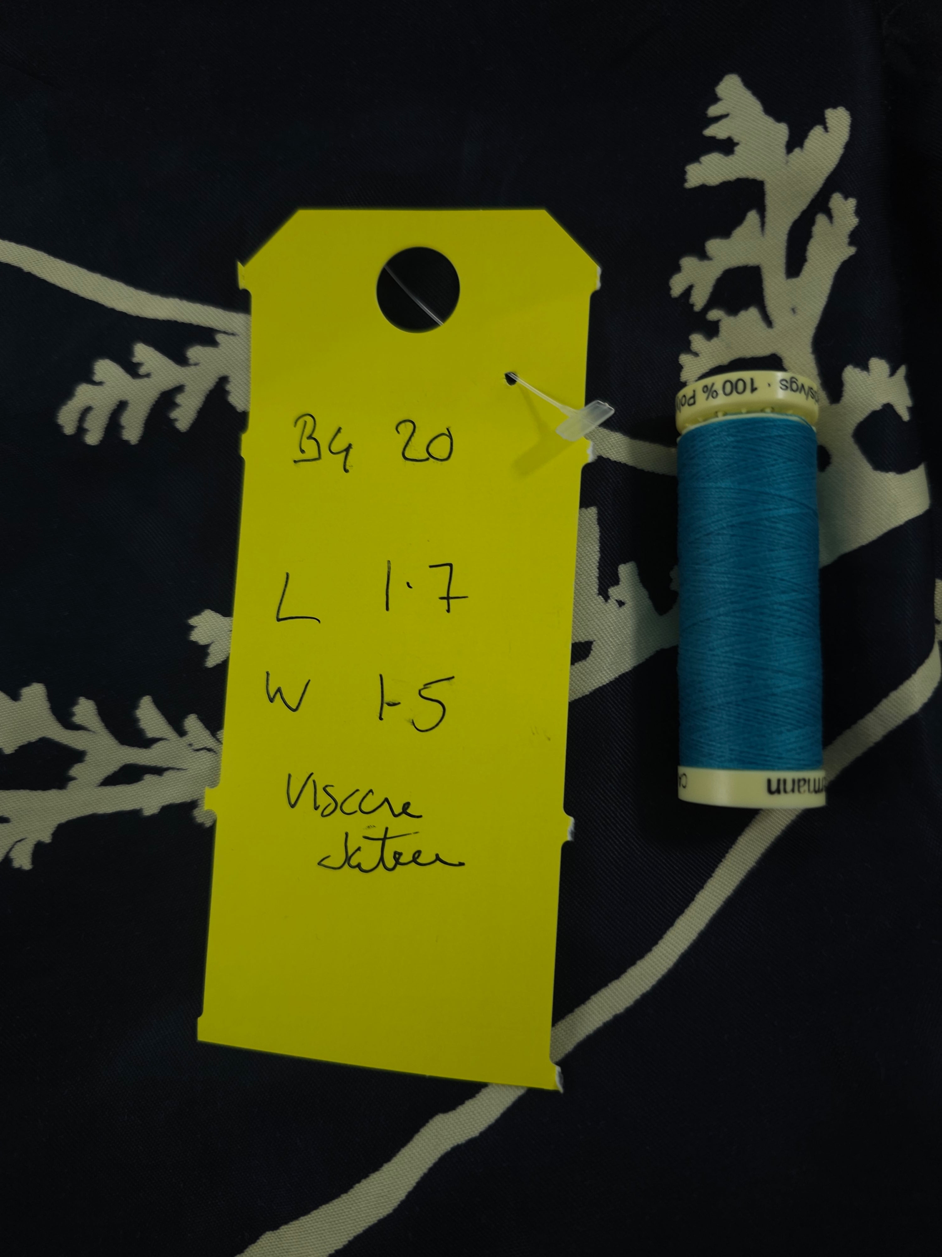 Shadowed fauna Viscose satin- 1.7m piece