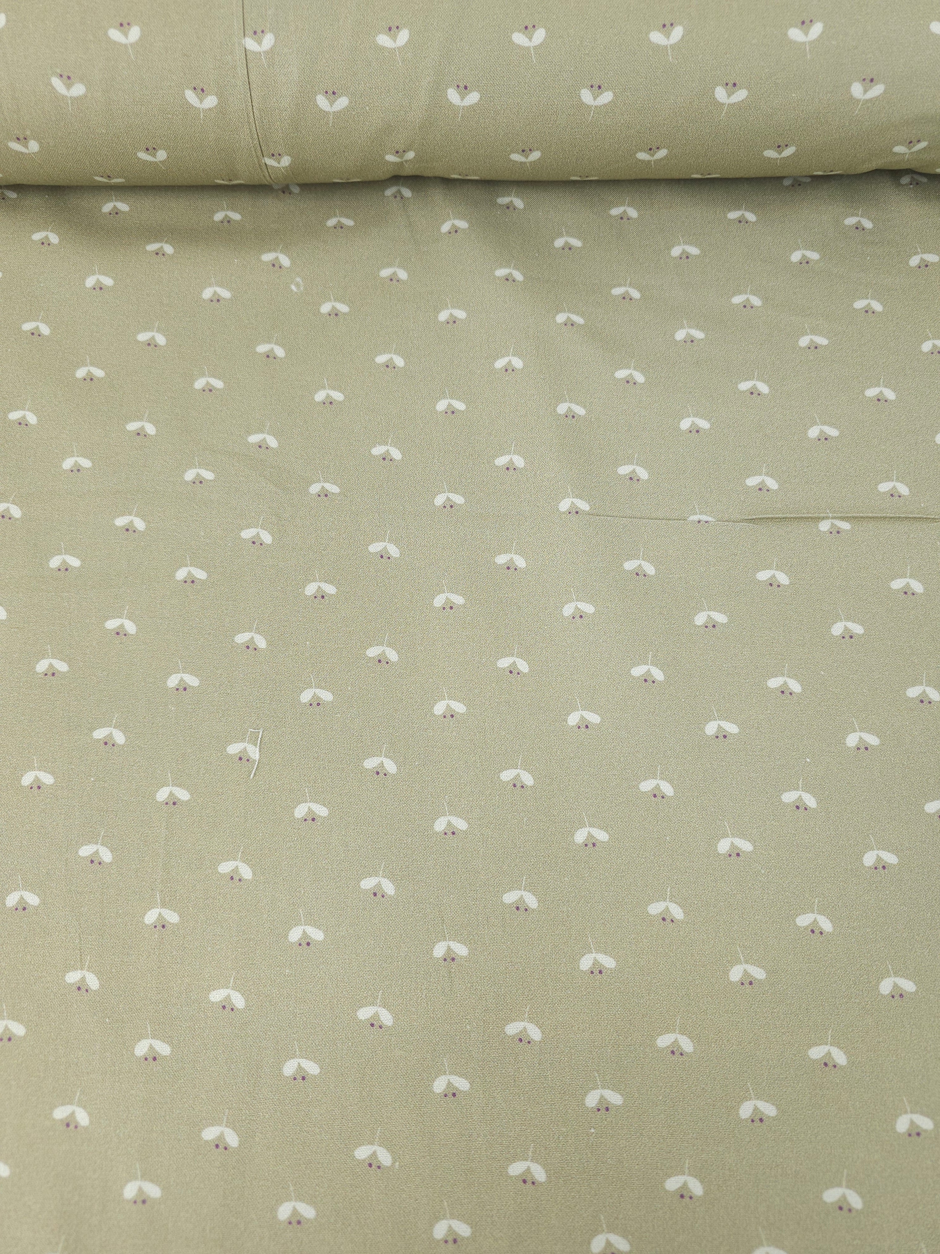 Neutral Mini Floating Flower 100% Cotton