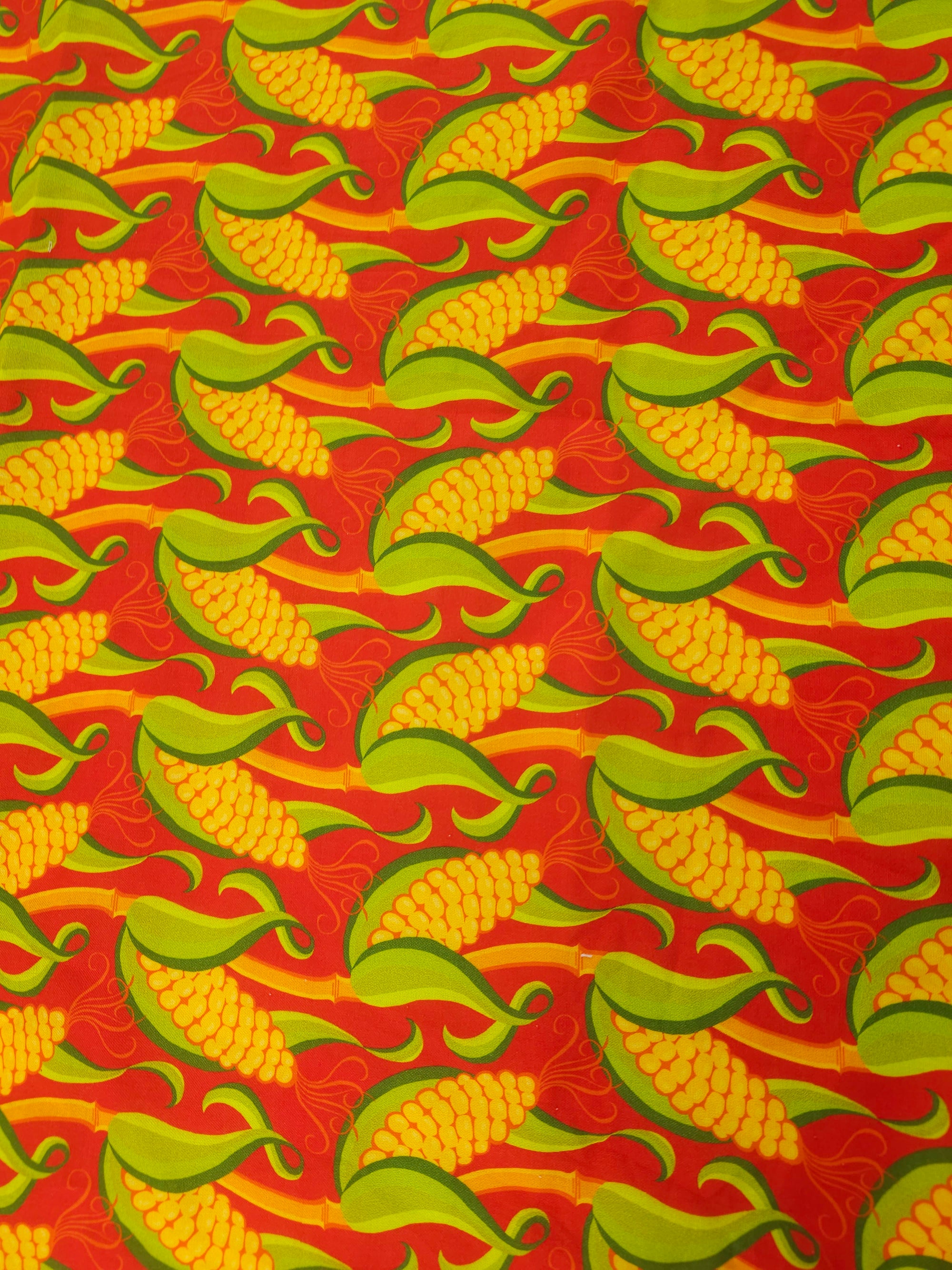 Red corn Cotton- 1.8m piece