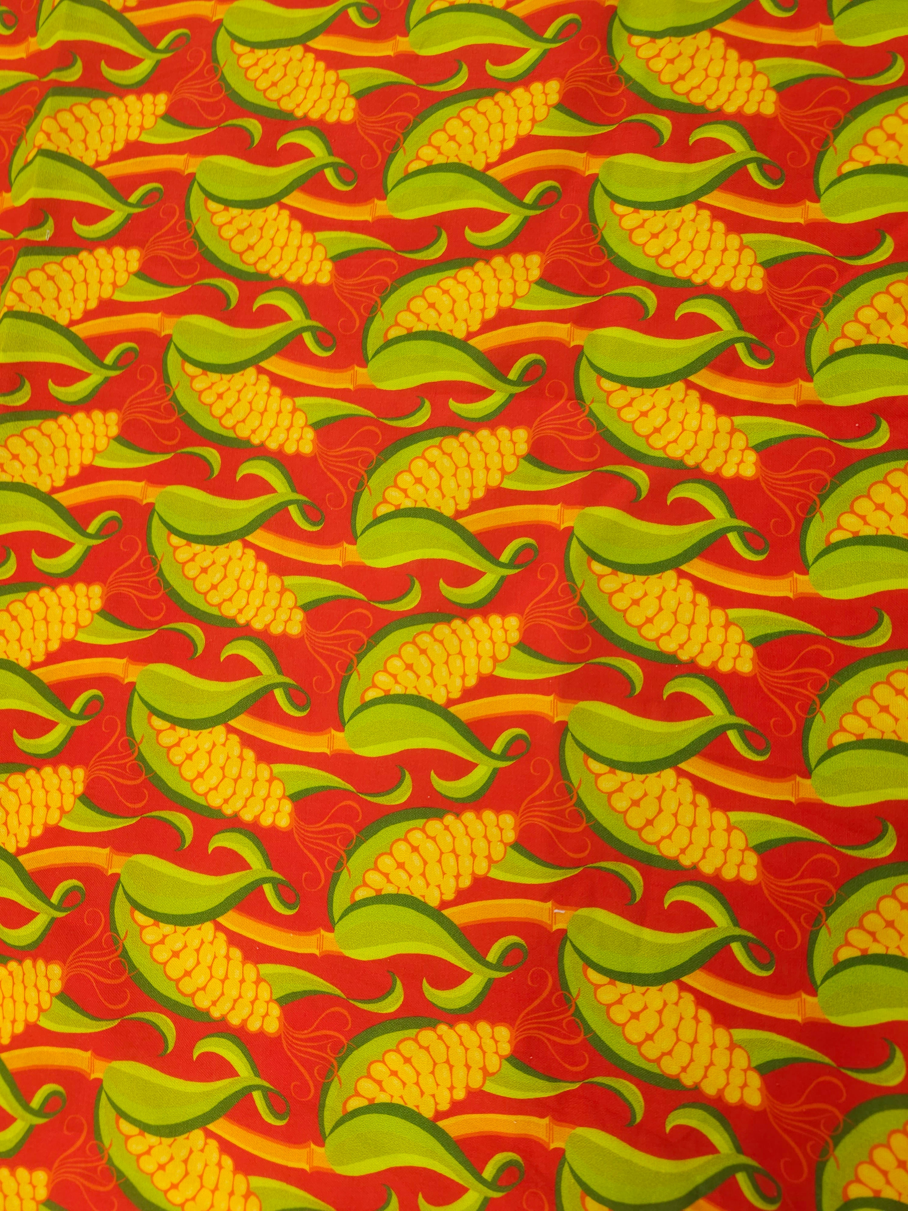 Red corn Cotton- 1.8m piece