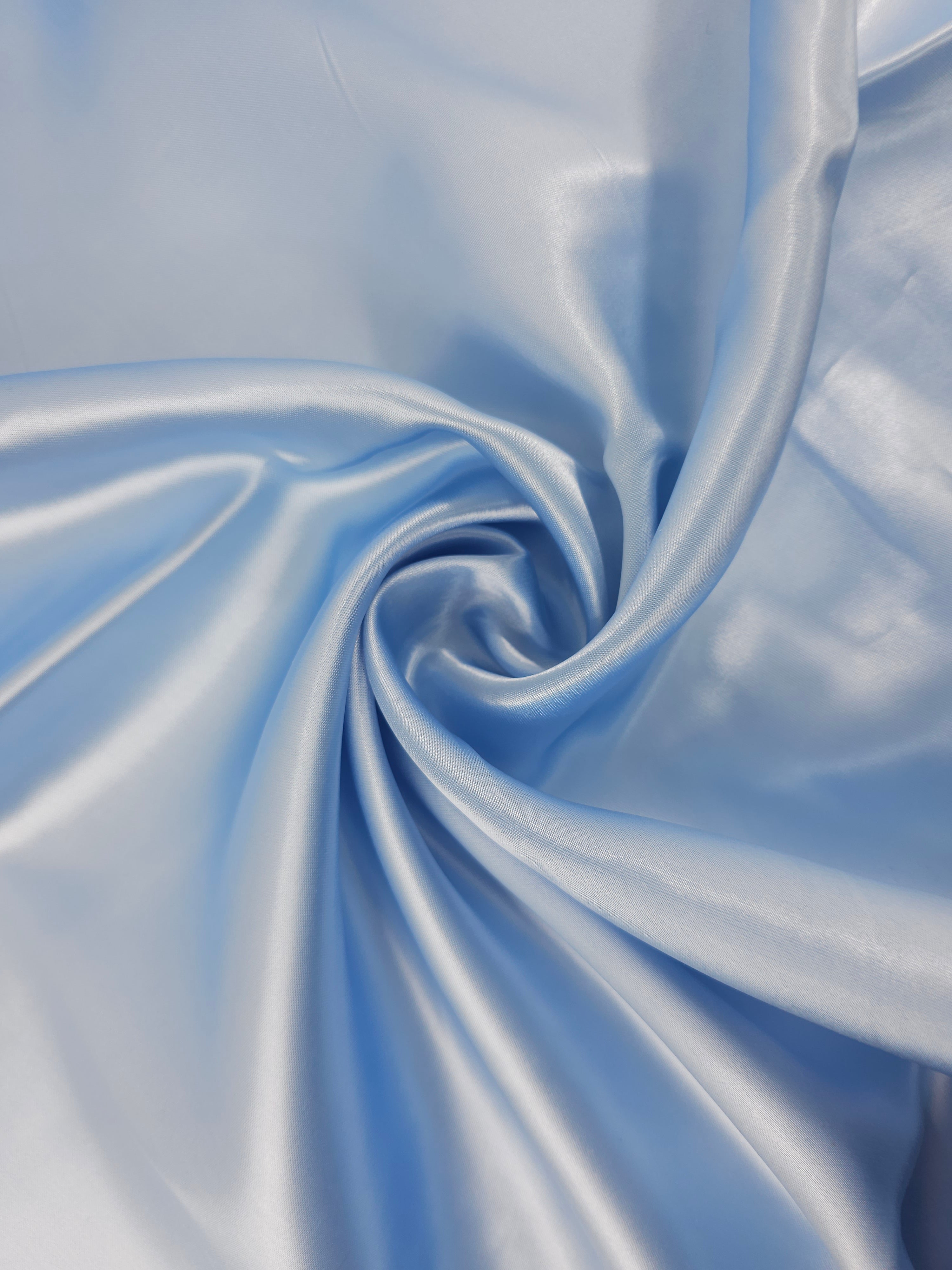 Baby Blue Liquid Satin