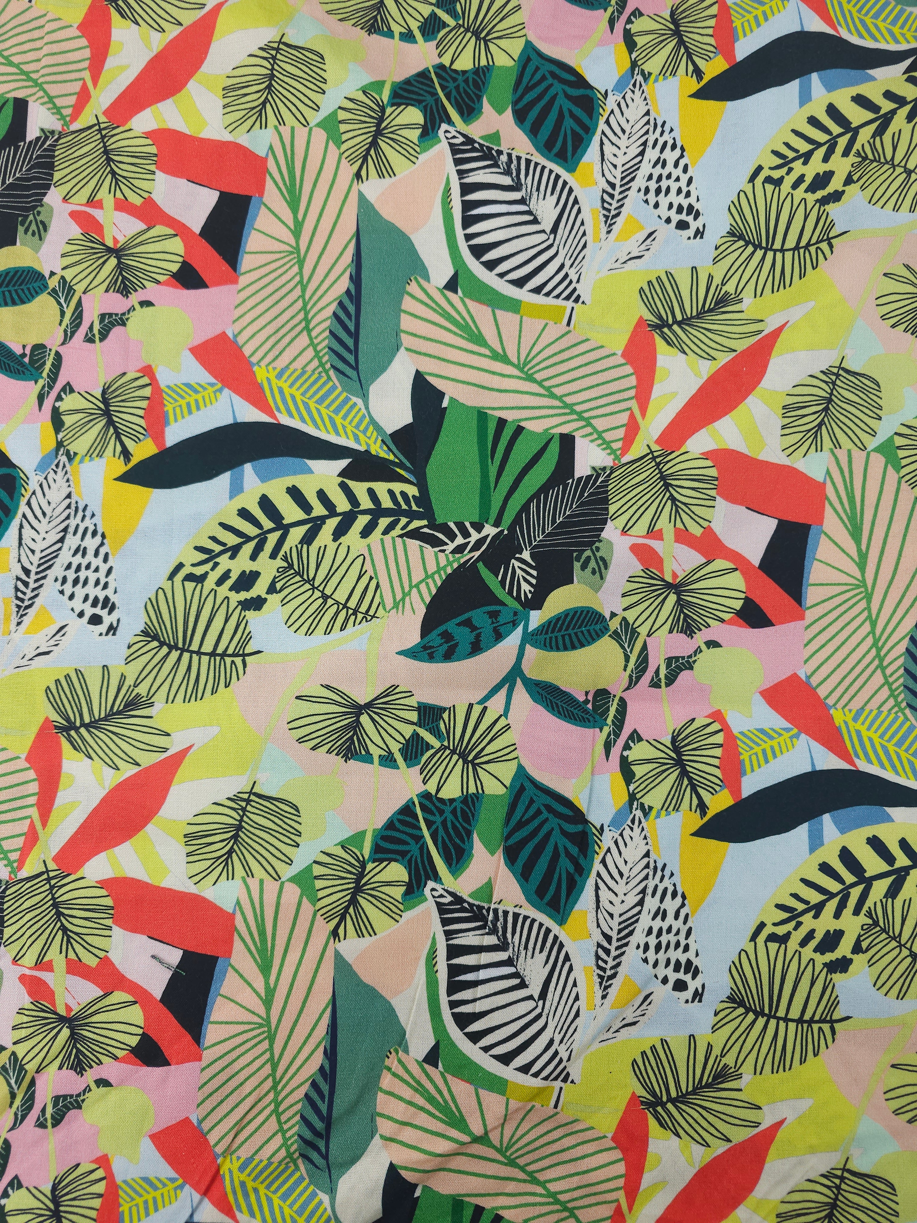 Jungle Abstract Botanica 100% Cotton - Kitty McCall x Free Spirit