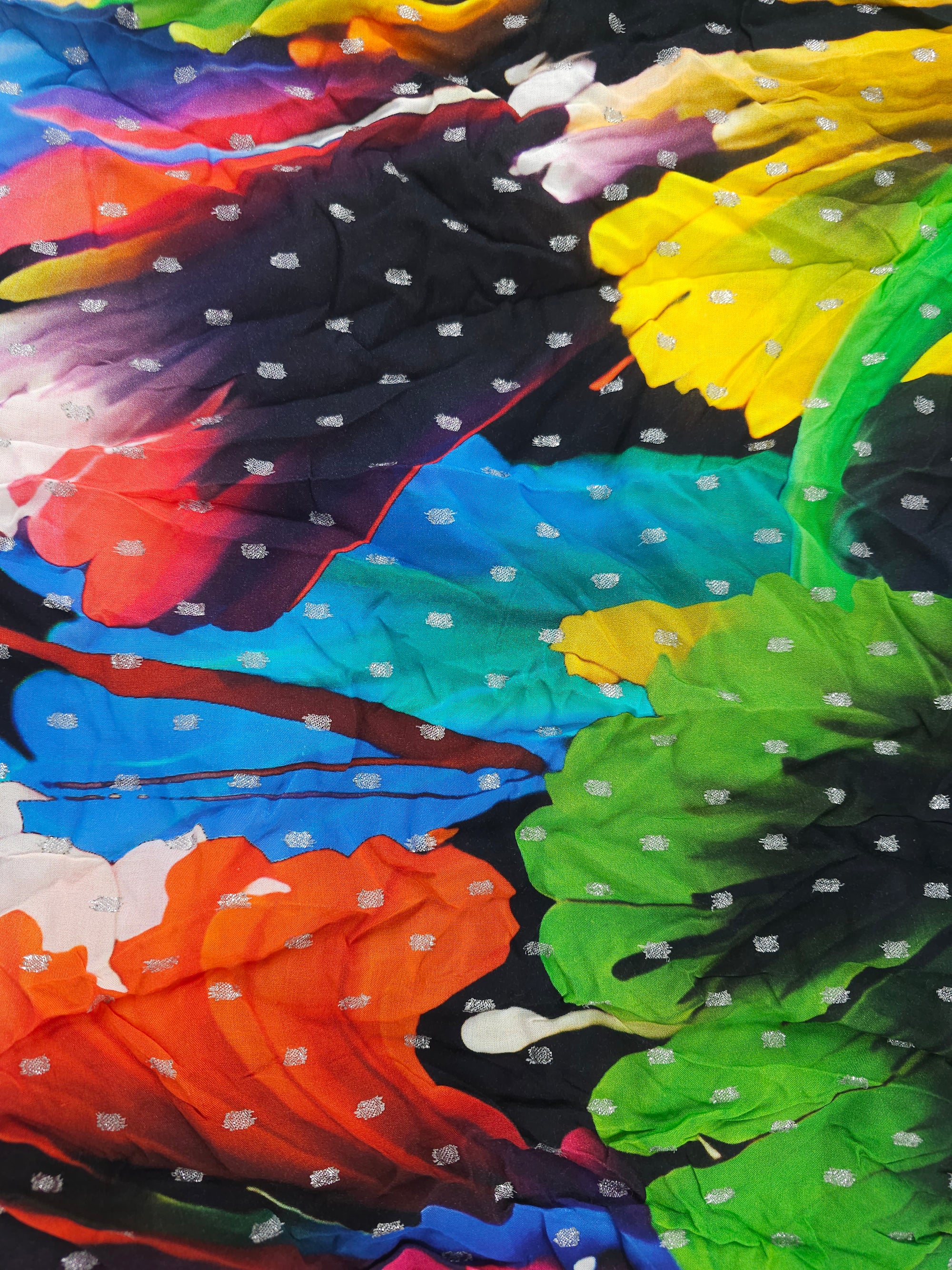 Rainbow fauna Viscose- 1.6m piece