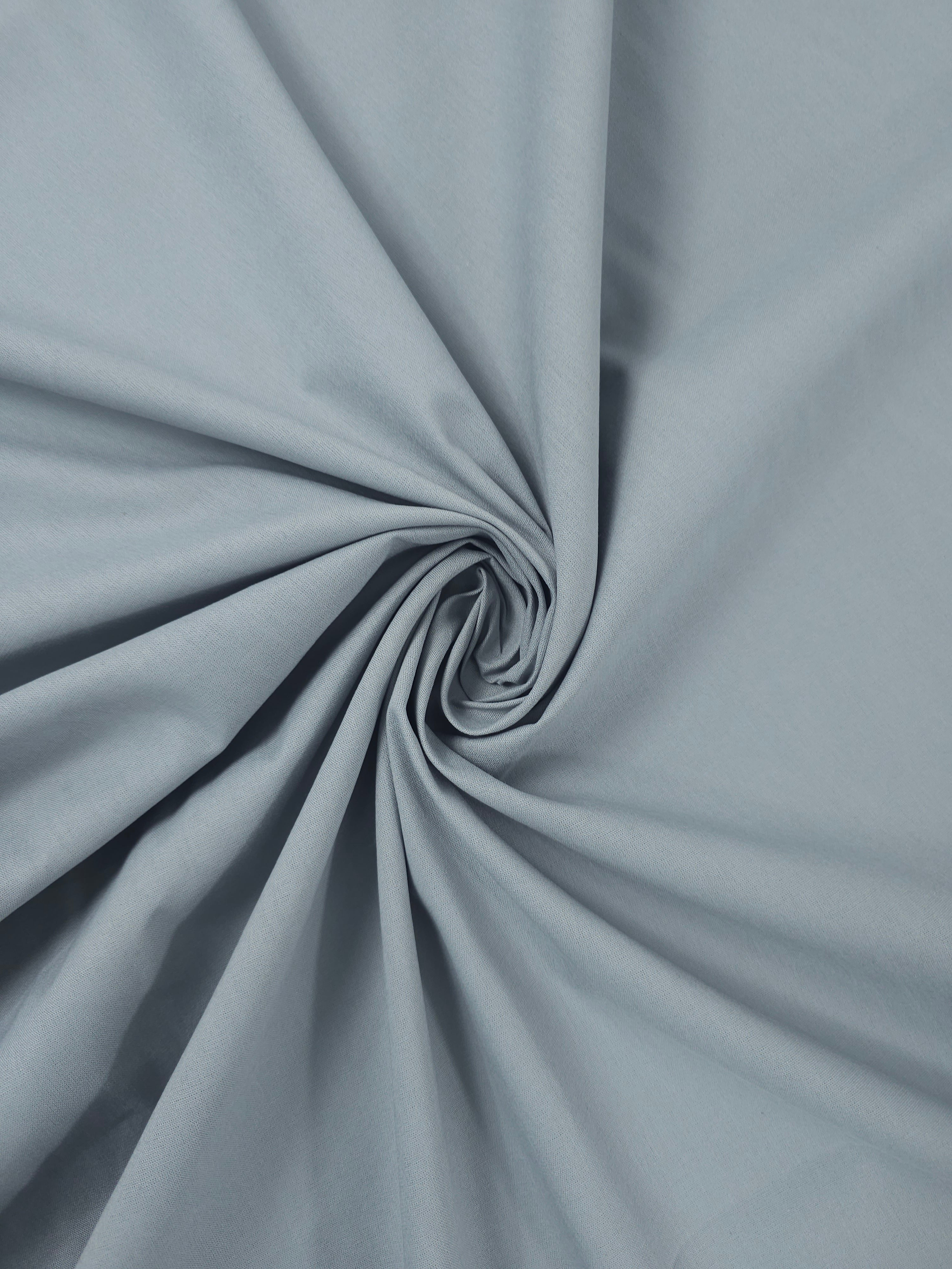 Grey Cotton Poplin
