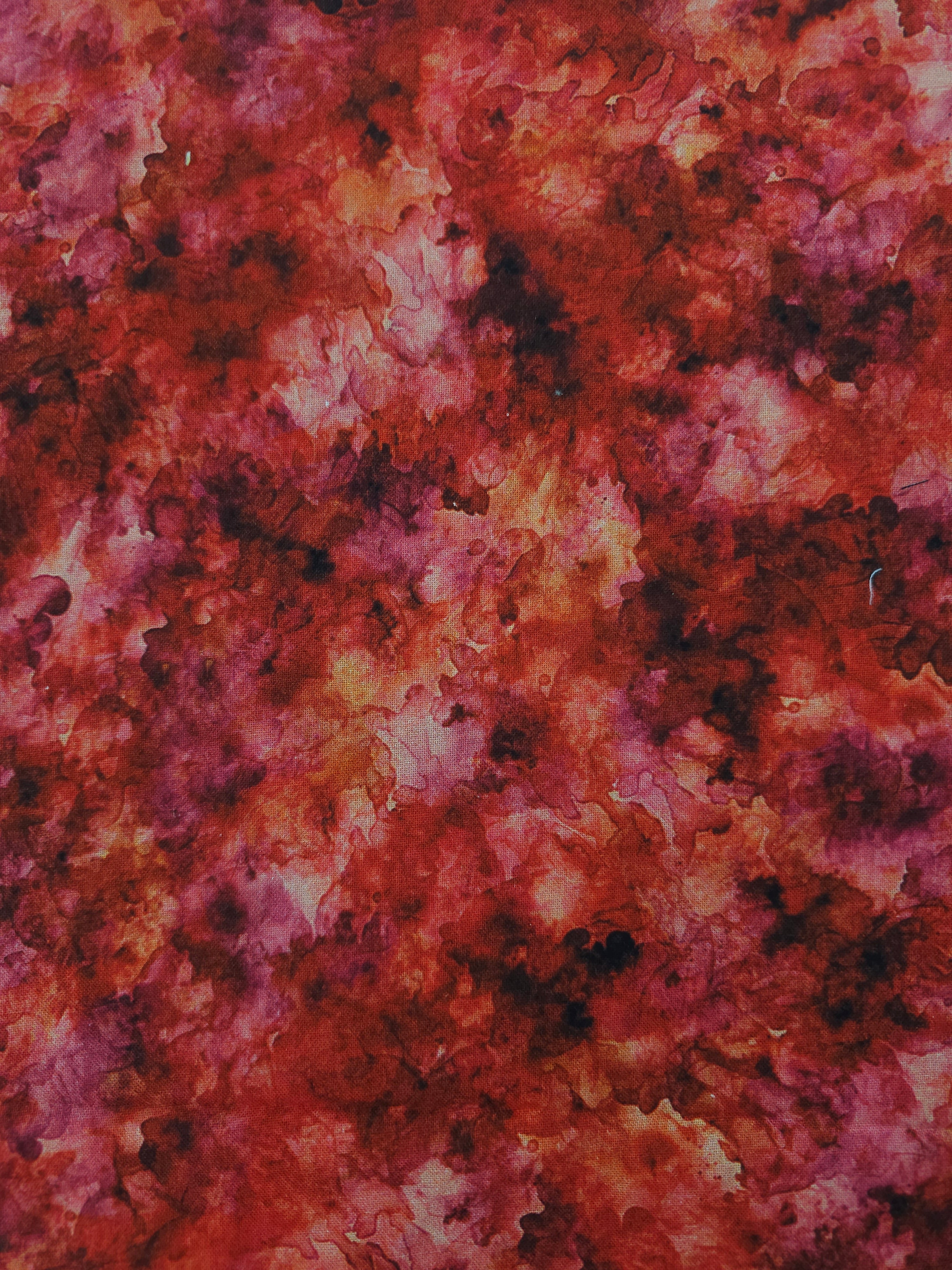 Red chaos Cotton- 2.6m piece