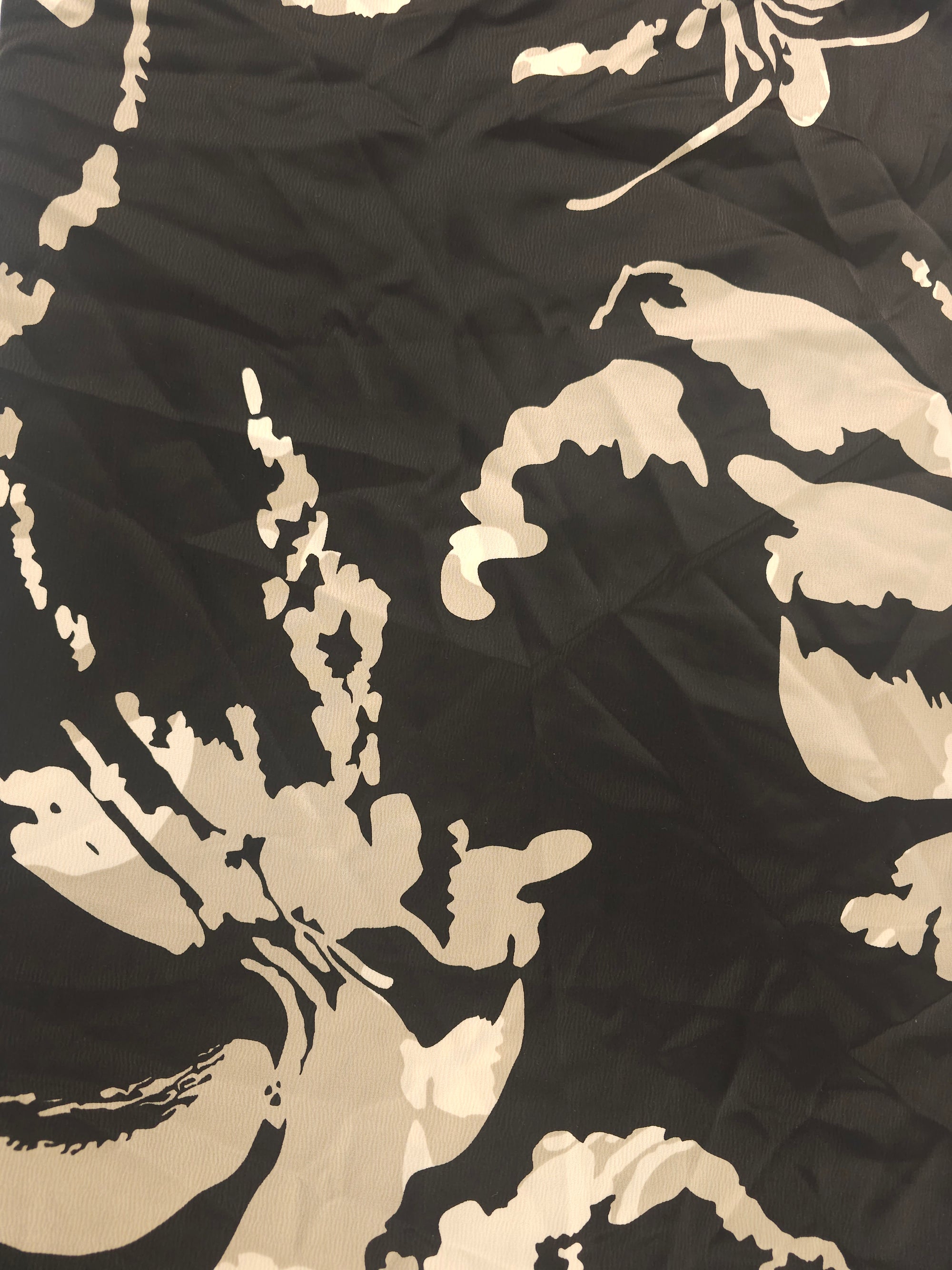 Dark splat Viscose sateen-1.4m piece