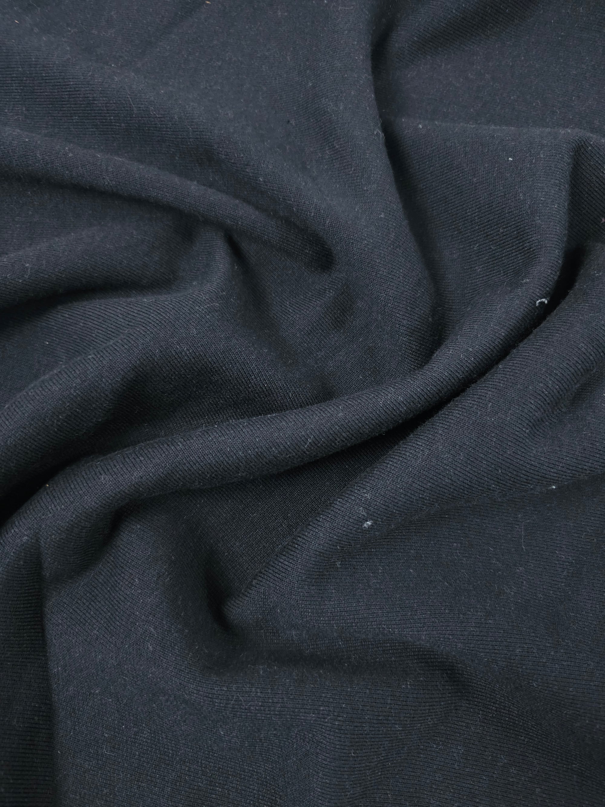 Black/Dark Grey Loopback Terry