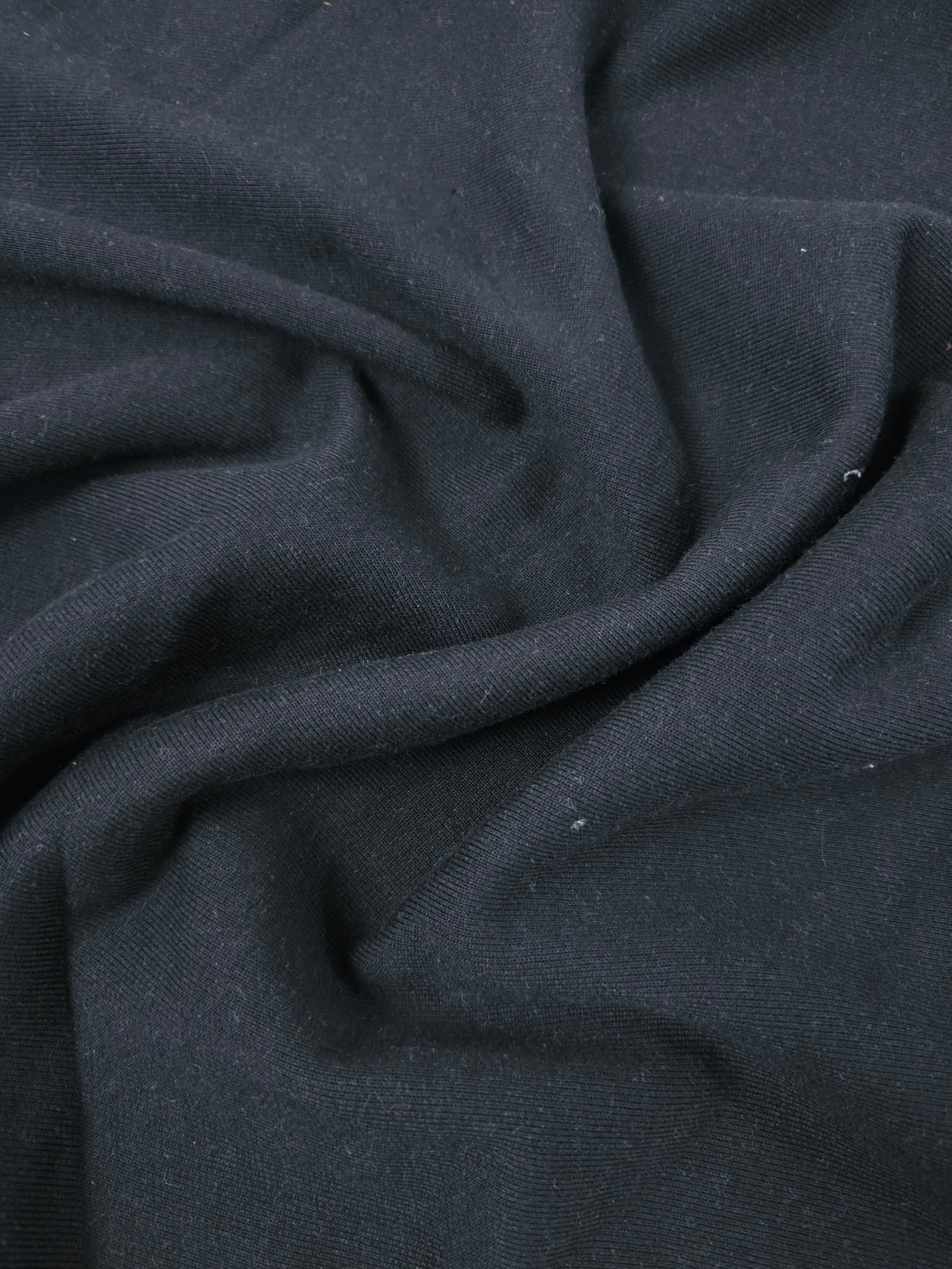 Black/Dark Grey Loopback Terry