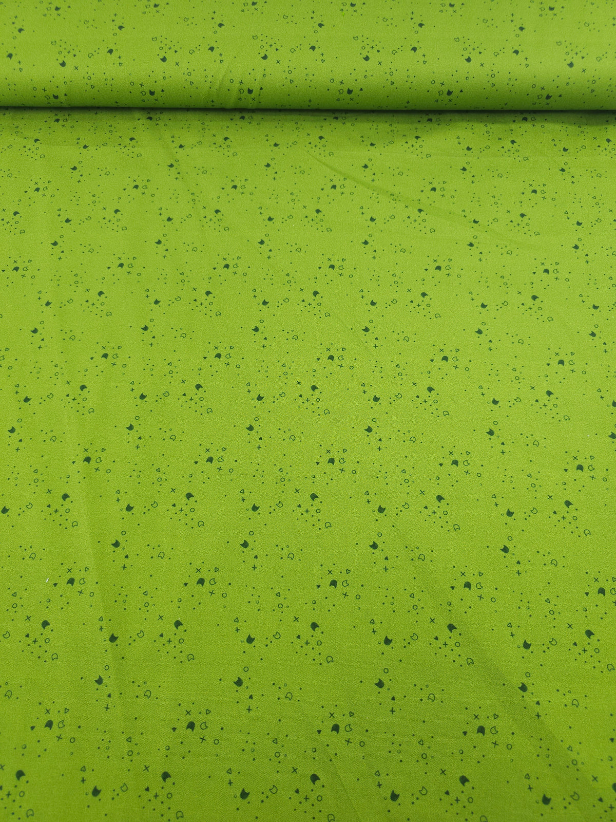 Olive/Dark Green Kitty Litter 100% Cotton - Pammie Jane