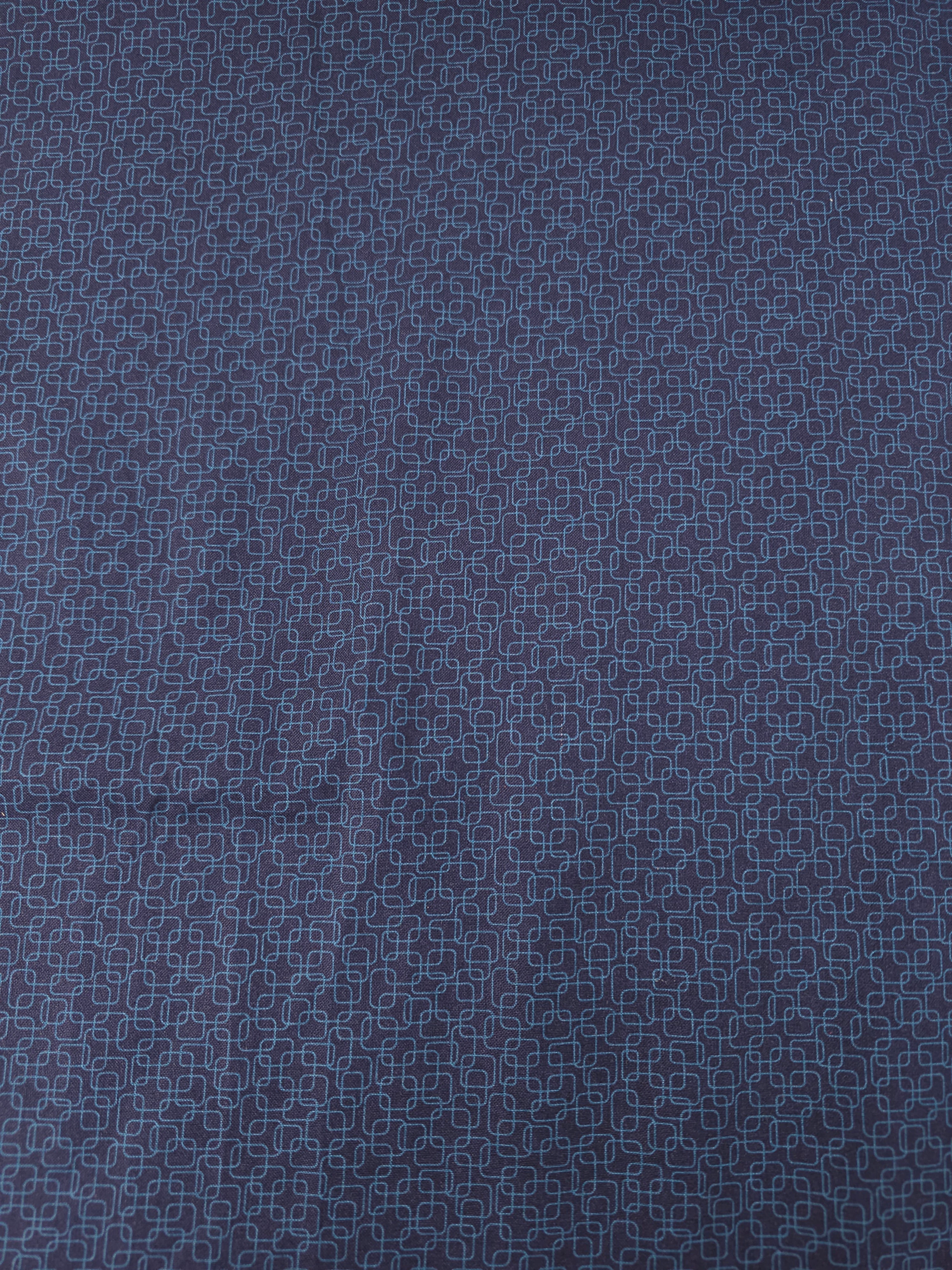Indigo Navy Square Link 100% Cotton
