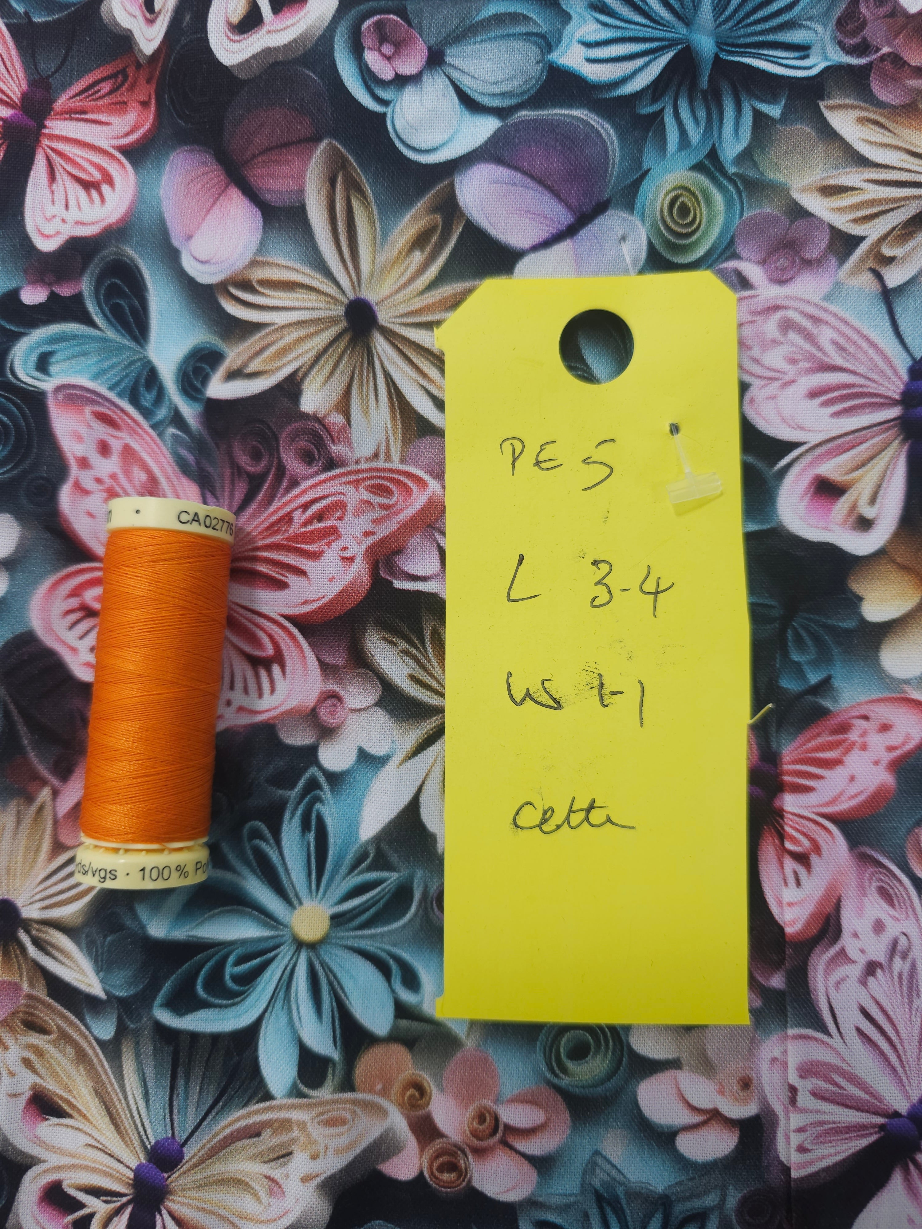 Spring butterfly Cotton- 3.4m piece