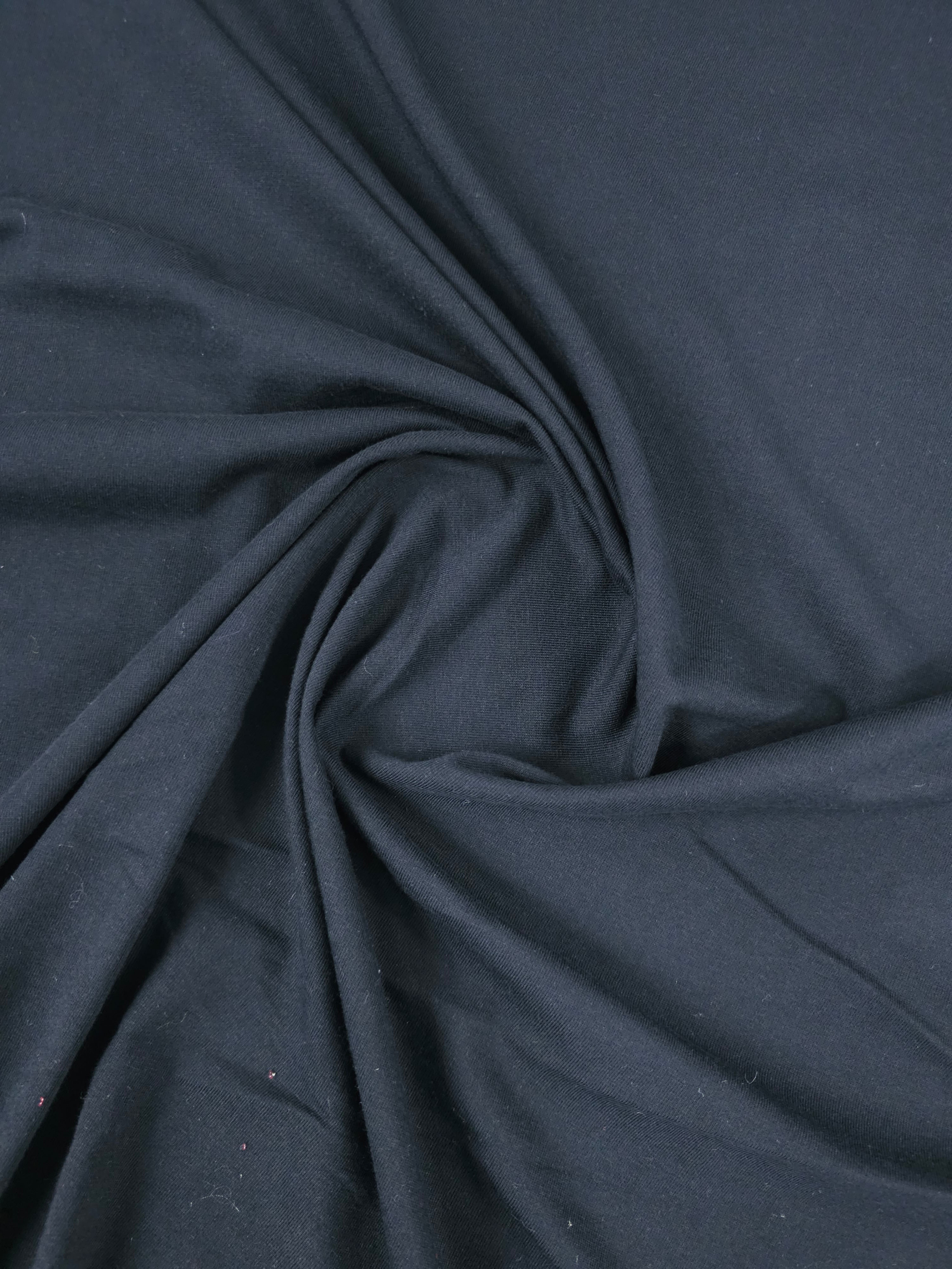 Black Cotton Jersey